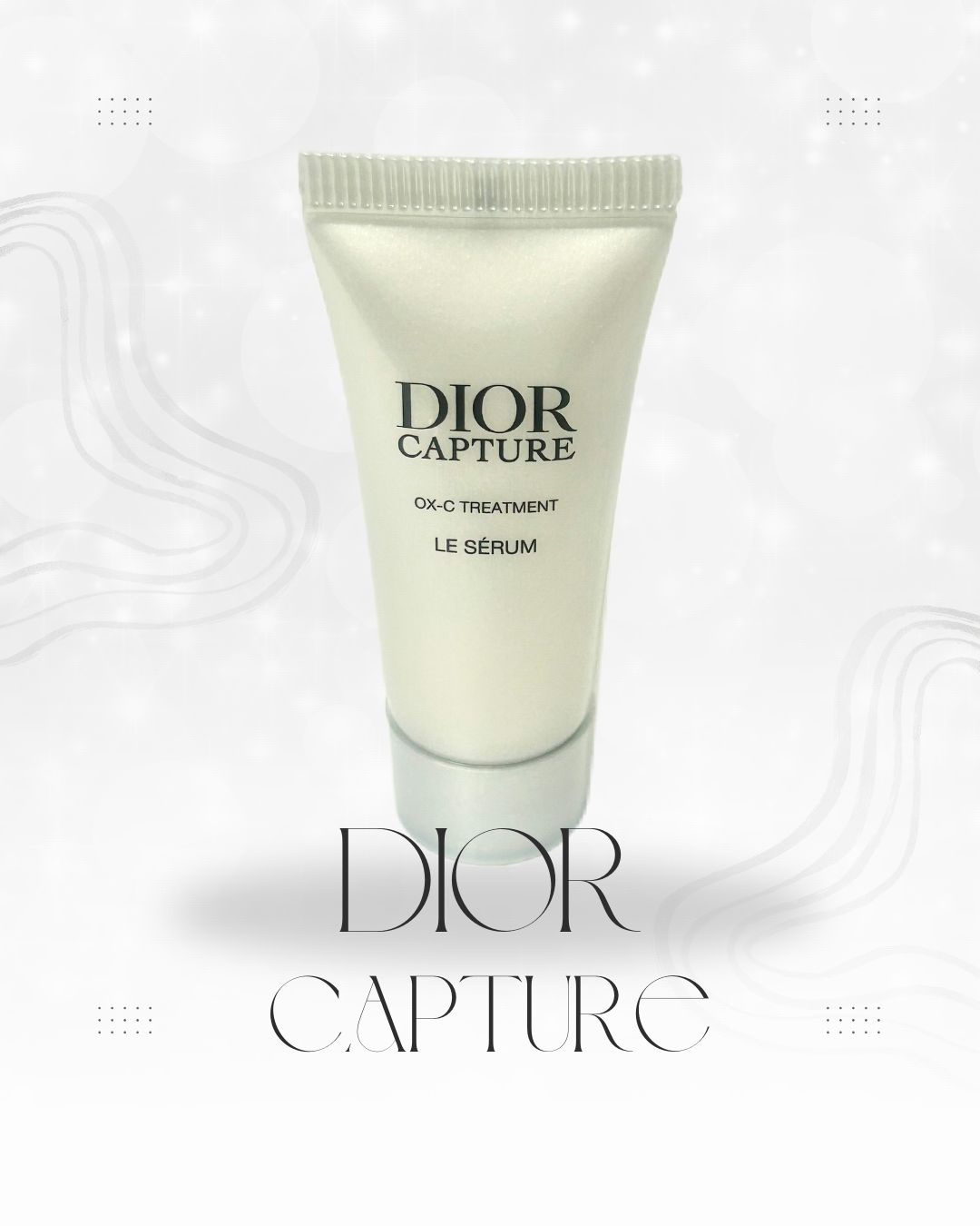 

Dior
カプチュール ル セラム

キャンペーンでいただきました✨
独自のハリを与える成分を配合してさらに進化した美容液。

とろみのある乳液のようなテクスチャ。デパコスカウンターにいるような高級感のある香りがします💄

使用後はま