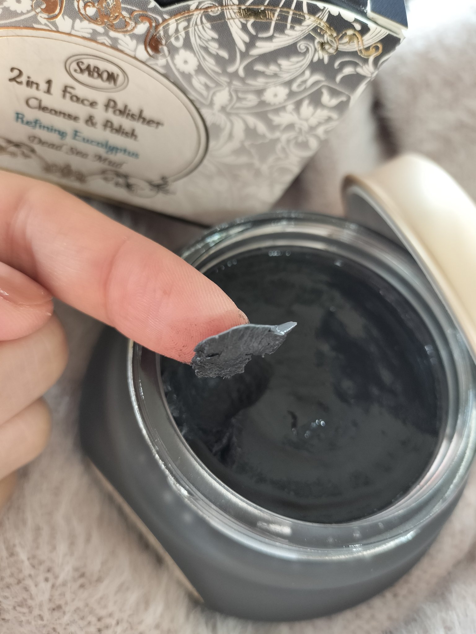 フェイスポリッシャー クラリファイング /SABON/スクラブ・ゴマージュを使ったクチコミ（2枚目）