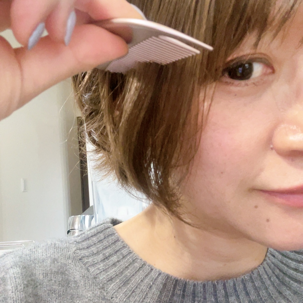 サロニア　グロッシーケア メタルカッサコーム/SALONIA/ヘアコームを使ったクチコミ（2枚目）