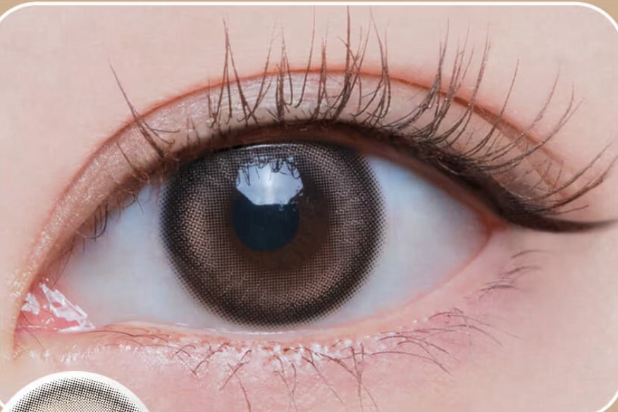 Bean Kristin 1day ミディアムブラウン/Hapa kristin/ワンデー（１DAY）カラコンを使ったクチコミ（2枚目）