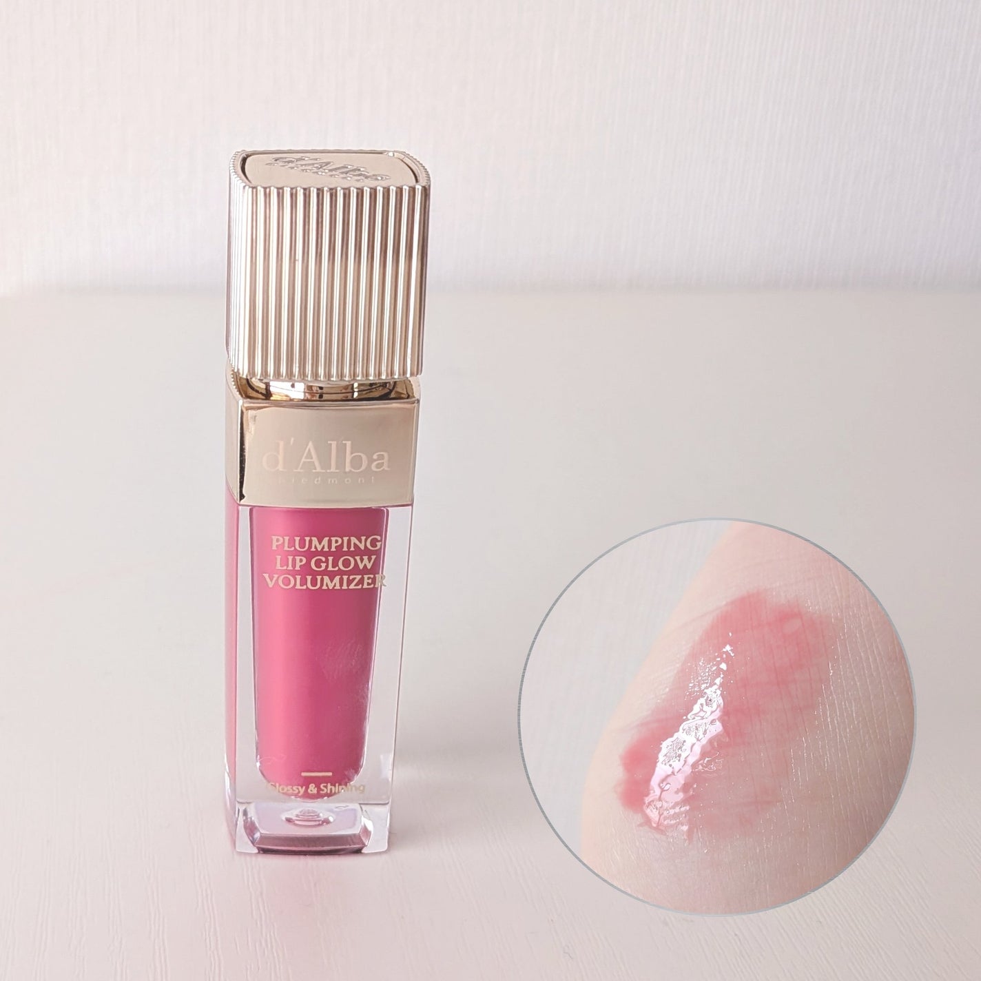 ダルバ プランピンクグロウボリューマイザー/ダルバ/リップグロスを使ったクチコミ(1枚目)