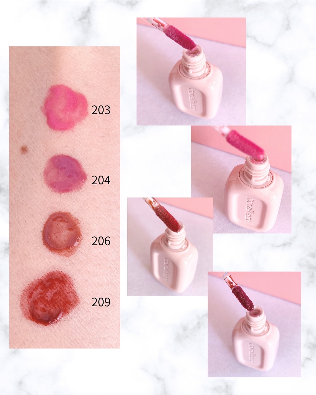 デュー ドロップ ティント/Coralhaze/リップティントを使ったクチコミ（3枚目）