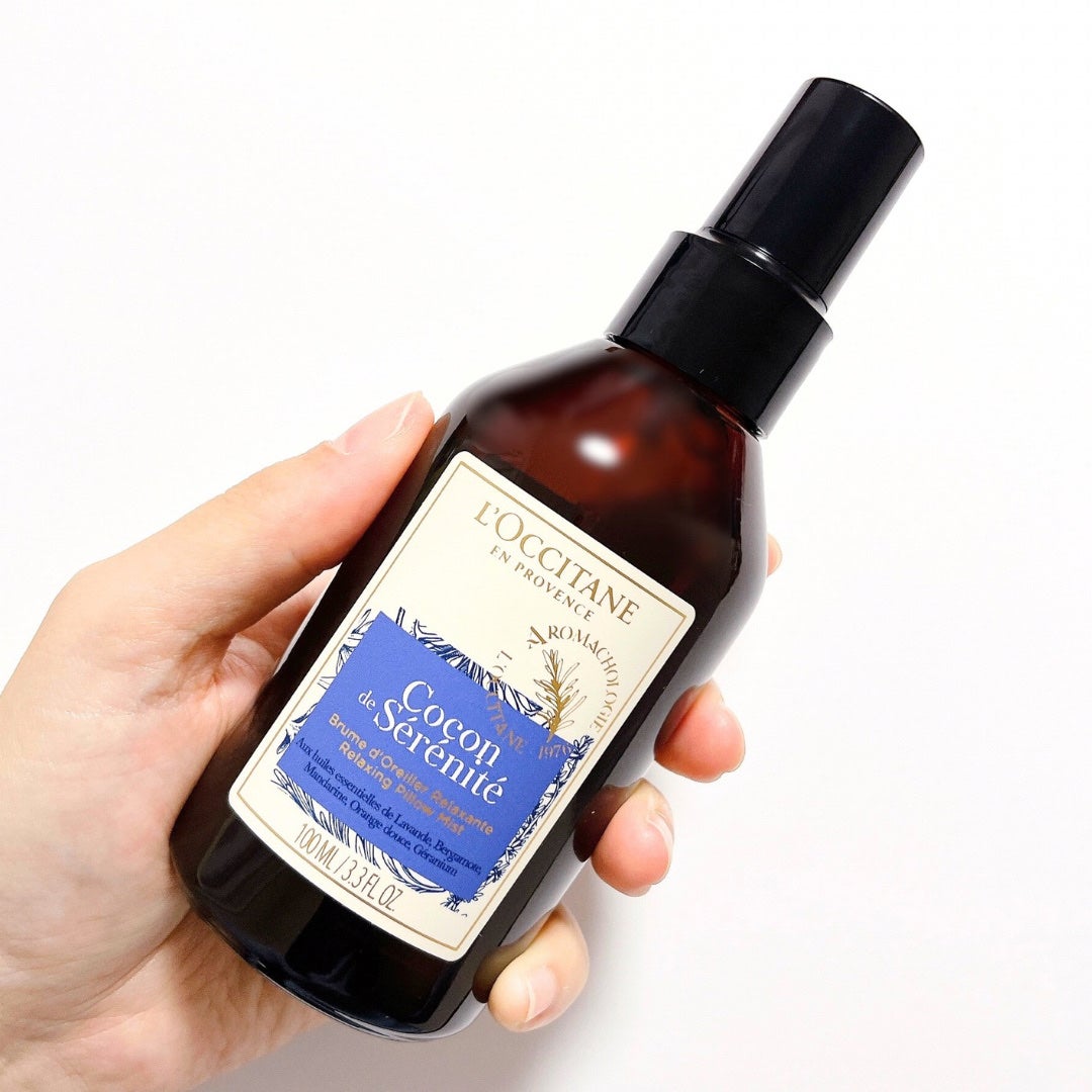 プロヴァンスアロマ ピローミスト(リラクシング)/L'OCCITANE/ファブリックミストを使ったクチコミ(4枚目)