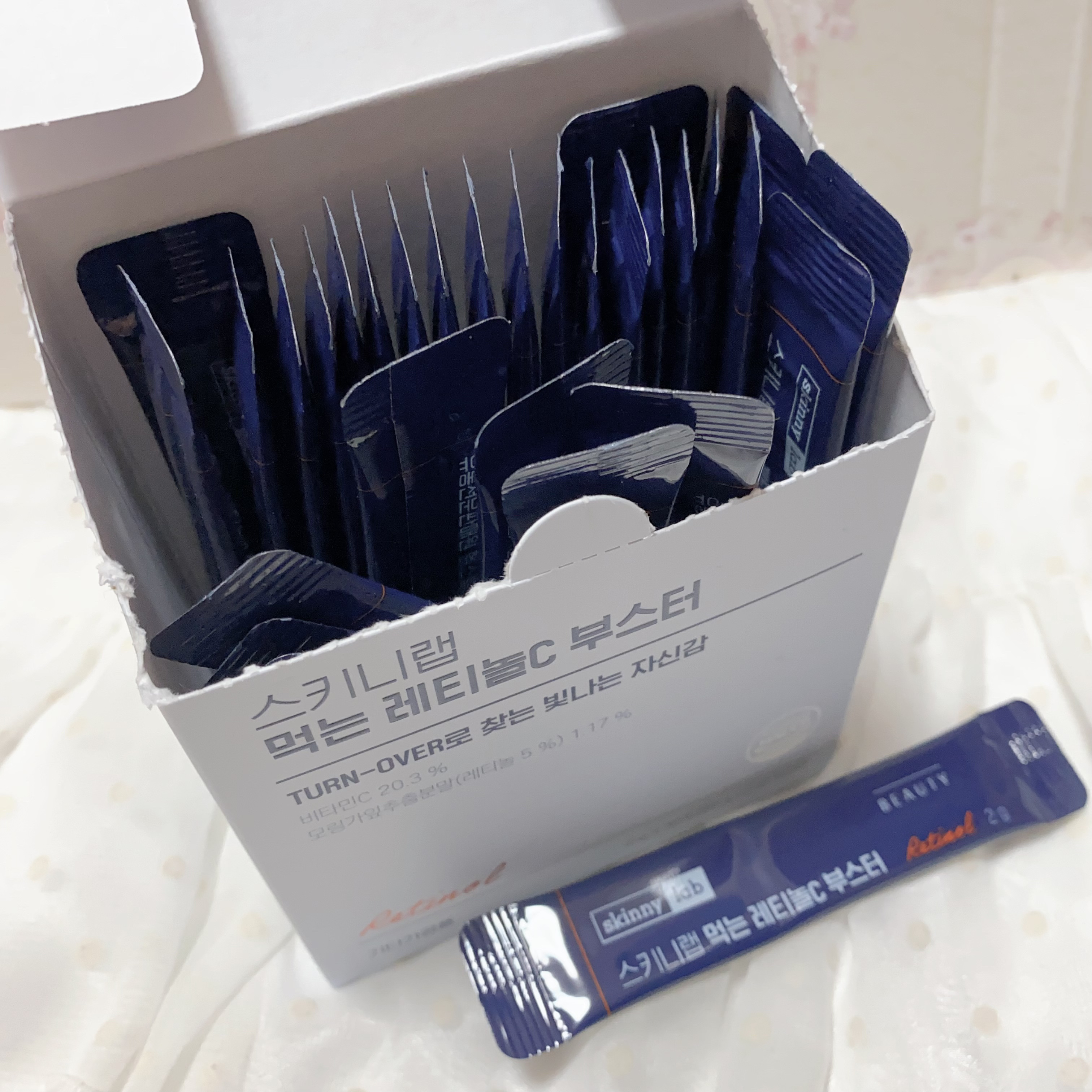 食べるレチノールCブースター/スキニーラボ/美容ドリンクを使ったクチコミ（2枚目）