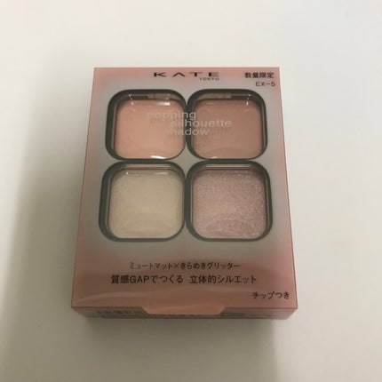 ケイト ポッピングシルエットシャドウ/KATE/アイシャドウパレットを使ったクチコミ(1枚目)