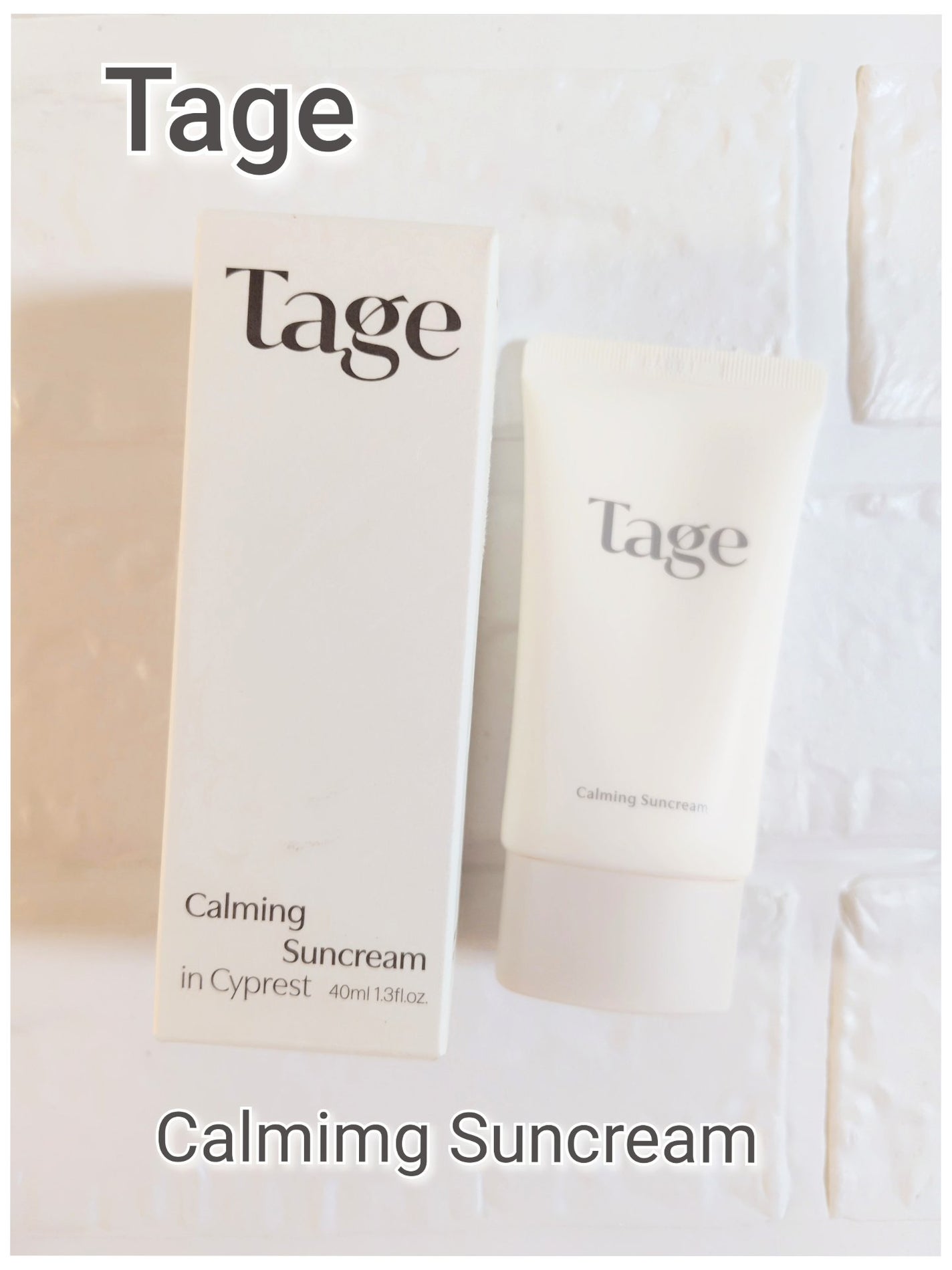 Calming Suncream In Cyprest/Tage/日焼け止めクリームを使ったクチコミ(1枚目)