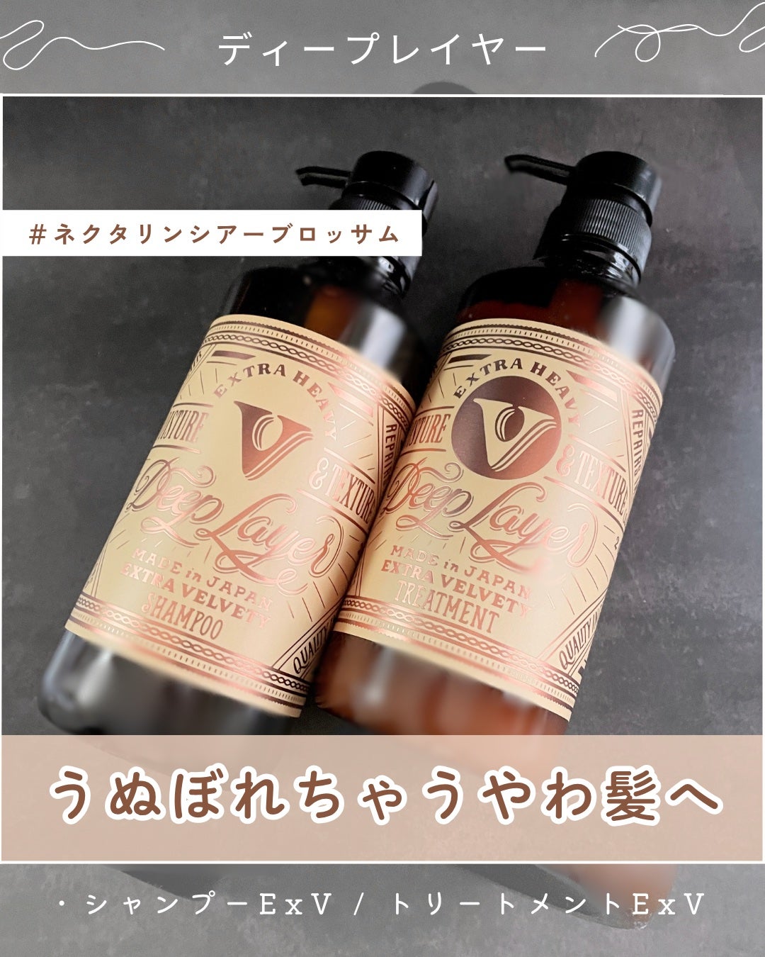 ディープレイヤー シャンプーExV/トリートメントExV 【プロフェッショナルユース】/DeepLayer/サロンシャンプーを使ったクチコミ(1枚目)