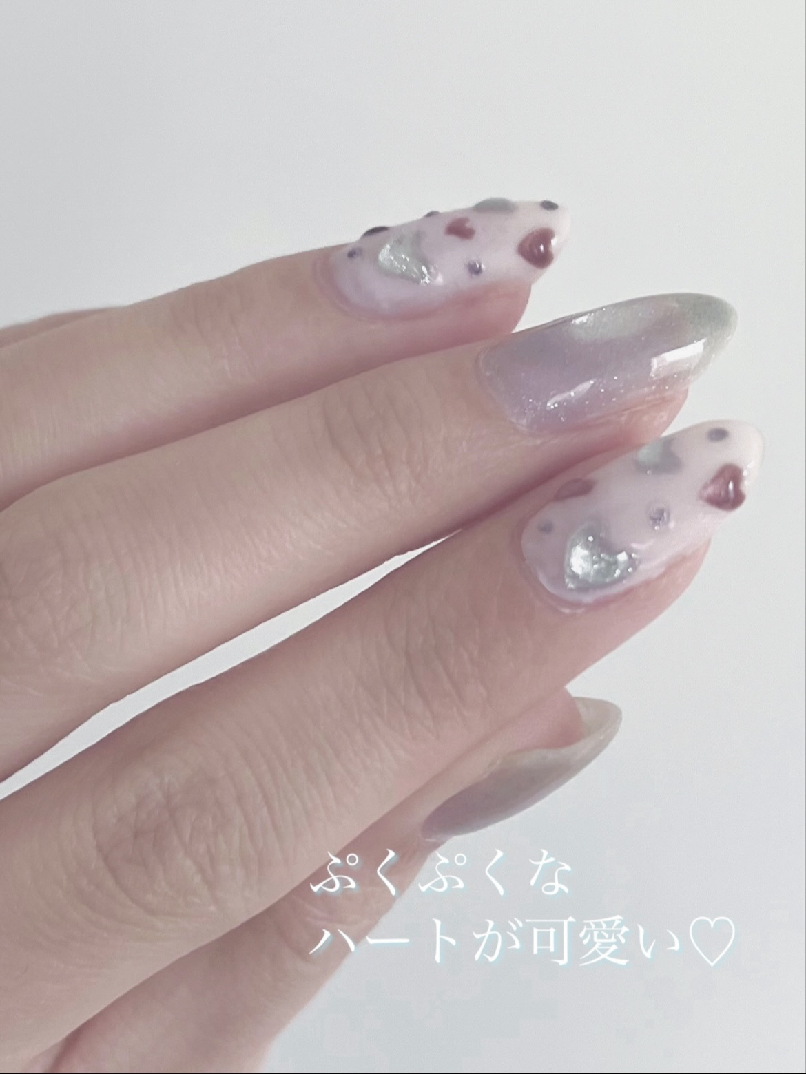 5ミクロンマグネット/ネイル工房/ジェルネイルを使ったクチコミ（2枚目）