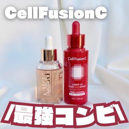 Cell Fusion C レーザーUVポアサンセラム/Cell Fusion C(セルフュージョンシー)/日焼け止めローションを使ったクチコミ(1枚目)