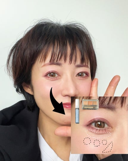 ノーズ&アイブロウパウダー/CEZANNE/パウダーアイブロウを使ったクチコミ(4枚目)