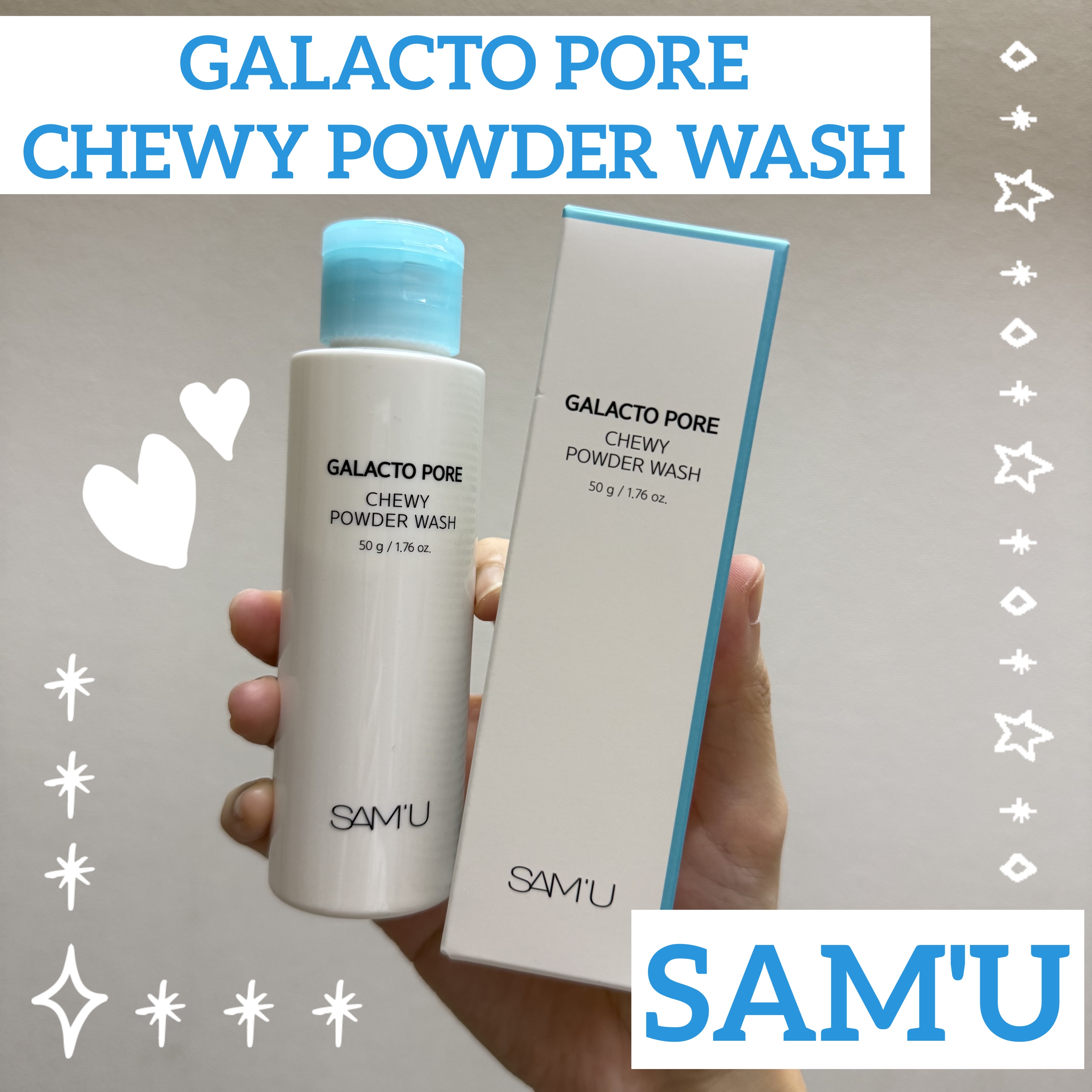 サミュ ガラクトポア チューイー パウダーウォッシュ/SAM'U/洗顔パウダーを使ったクチコミ（1枚目）