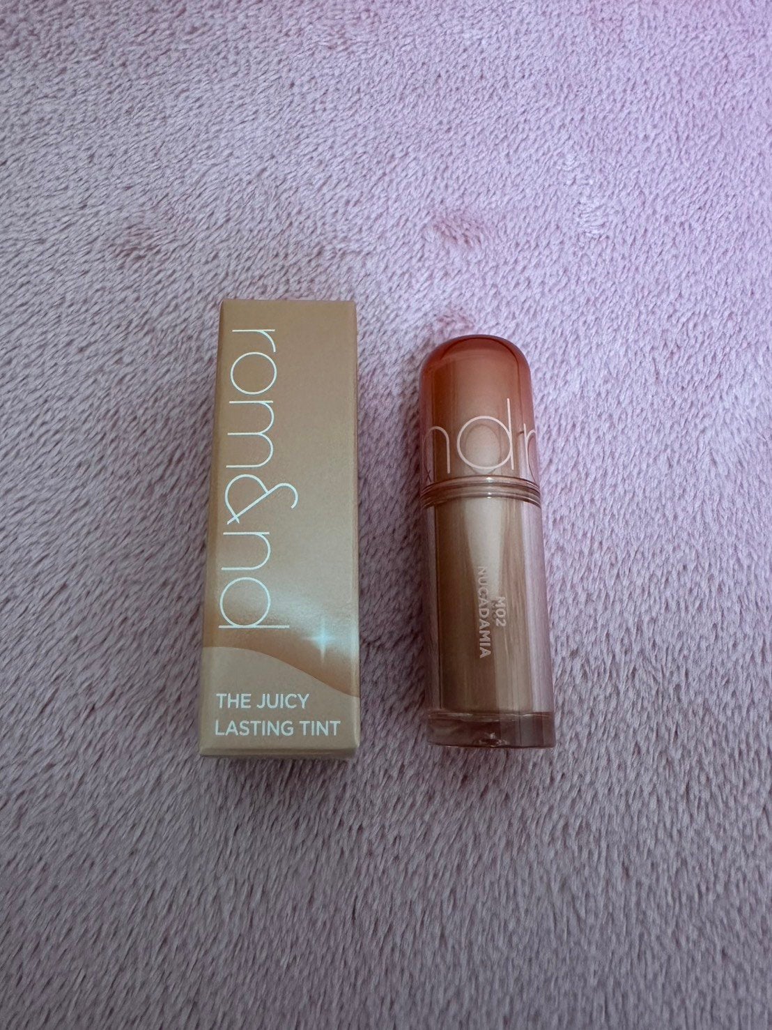 ザ ジューシーラスティングティント/rom&nd/リップティントを使ったクチコミ(1枚目)