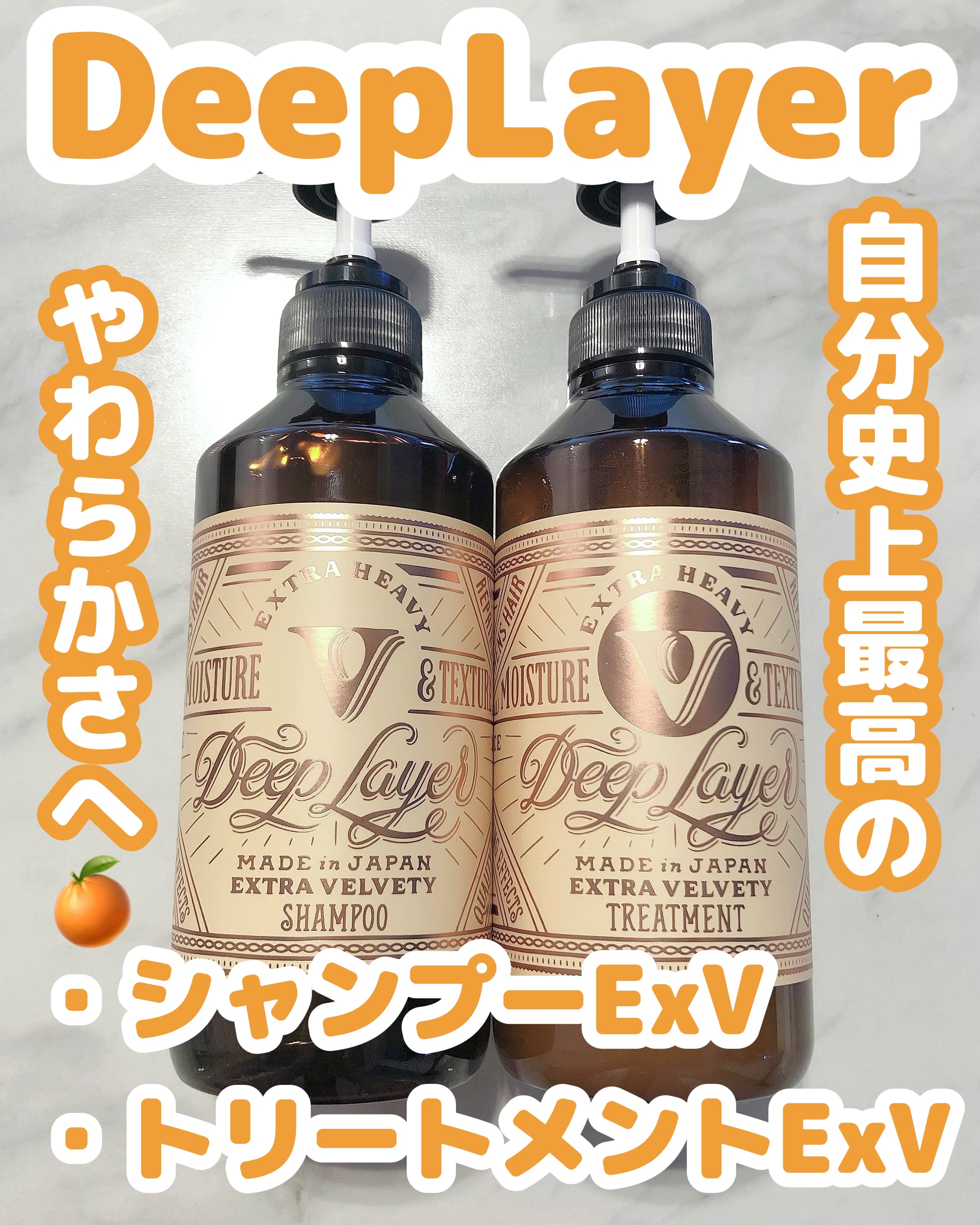 ディープレイヤー シャンプーExV/トリートメントExV 【プロフェッショナルユース】/DeepLayer/サロンシャンプーを使ったクチコミ（1枚目）