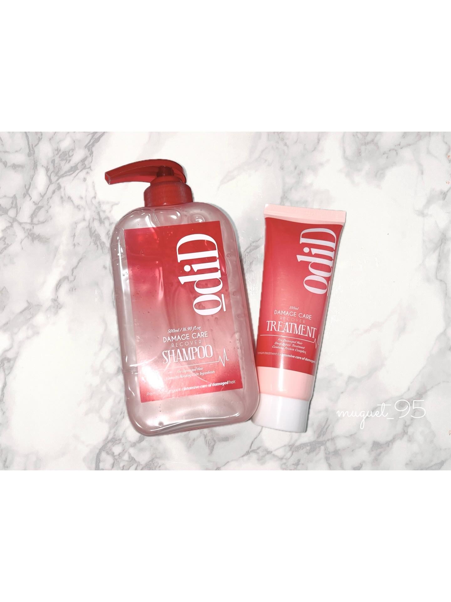 ダメージケアリカバリーシャンプー／トリートメント/odiD/市販シャンプーを使ったクチコミ（1枚目）