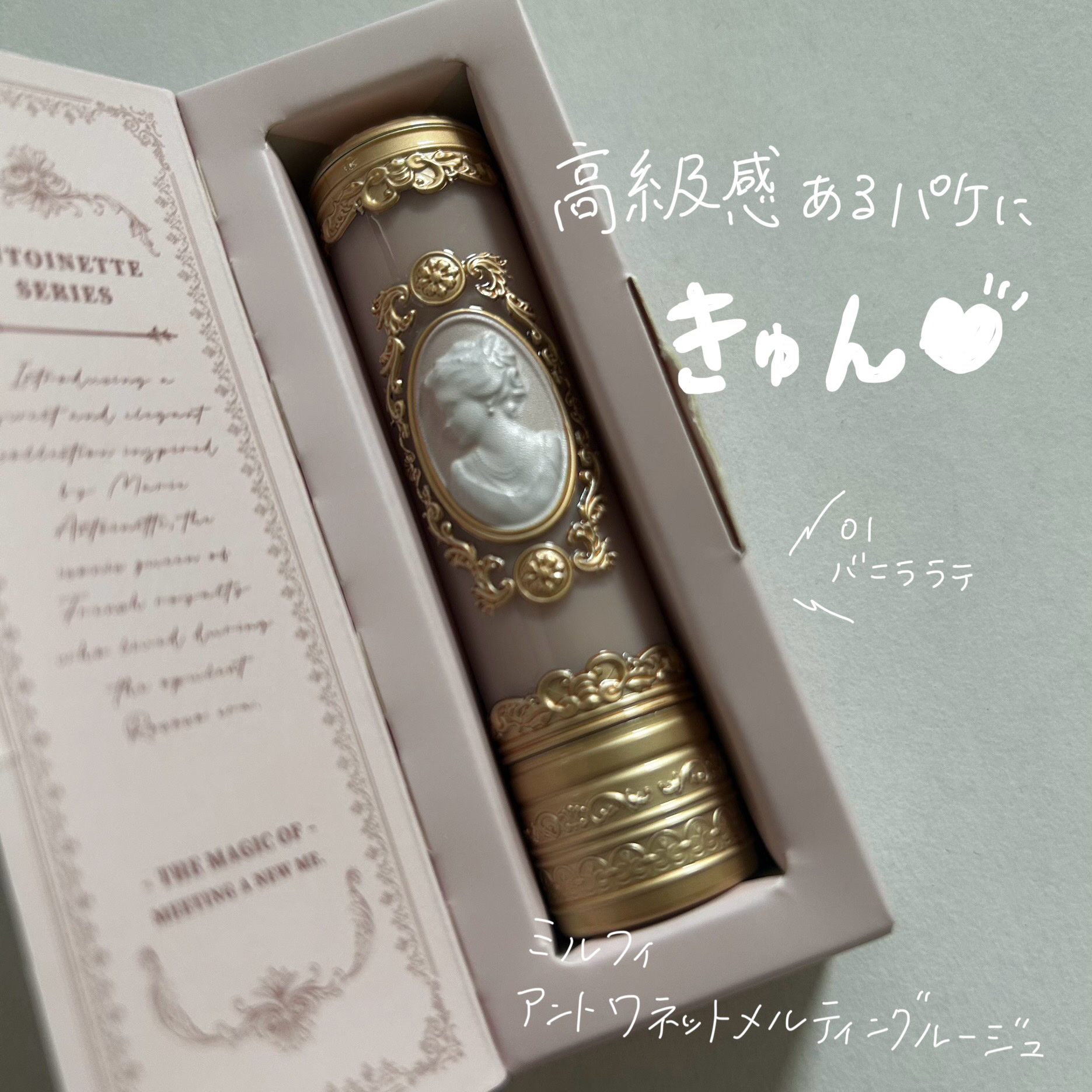 アントワネットメルティングルージュ/MilleFée/口紅を使ったクチコミ（1枚目）