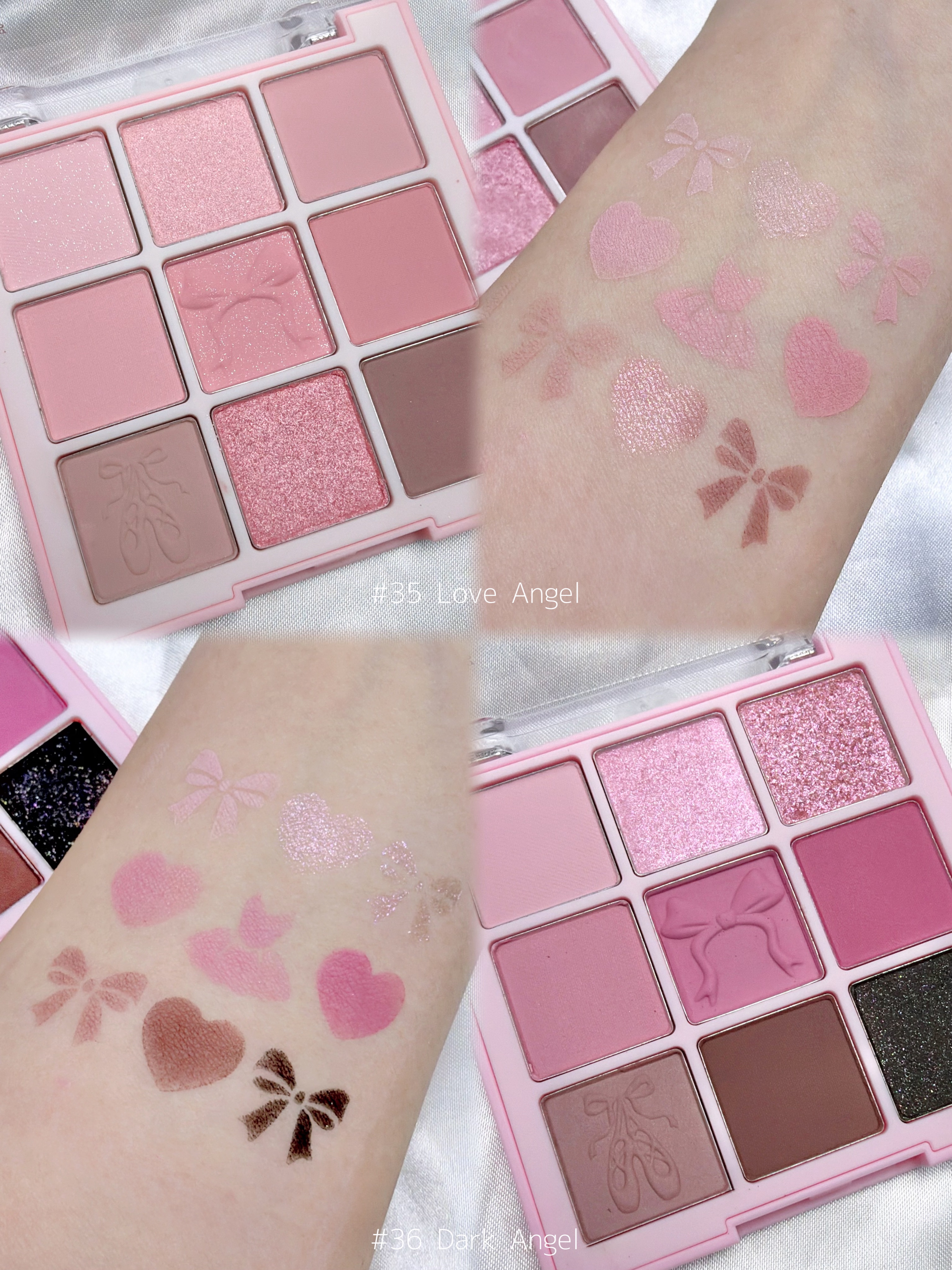 
♥ dasique
シャドウパレット
・35 ラブエンジェル ・ 36 ダークエンジェル

ピンクたっぷりのパレット 🎀💕💓💗

#gifted #dasique #デイジーク #アイシャドウパレット #シャドウパレット #ピンク