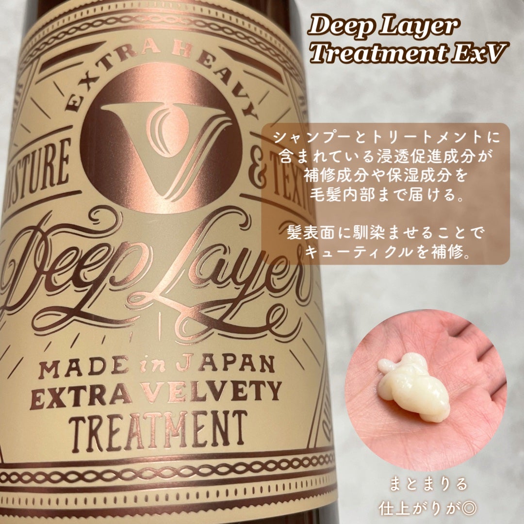 ディープレイヤー シャンプーExV/トリートメントExV 【プロフェッショナルユース】/DeepLayer/サロンシャンプーを使ったクチコミ(4枚目)