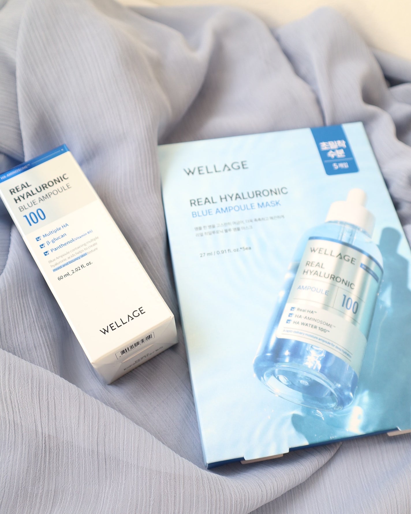 リアルヒアルロニックブルーアンプル 100/Wellage/美容液を使ったクチコミ(4枚目)
