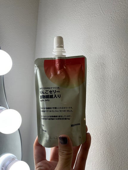 肌のことを考えてつくった りんごゼリー 食物繊維入り/無印良品/ゼリー飲料を使ったクチコミ(1枚目)