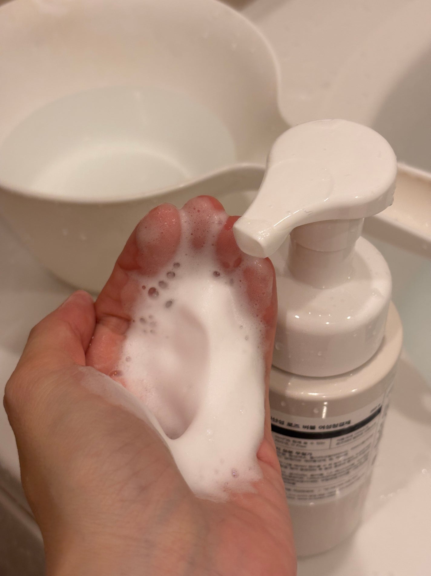 PH4.5 フェミニンウォッシュ バブルタイプ/アモーレパシフィック/ボディソープを使ったクチコミ(3枚目)