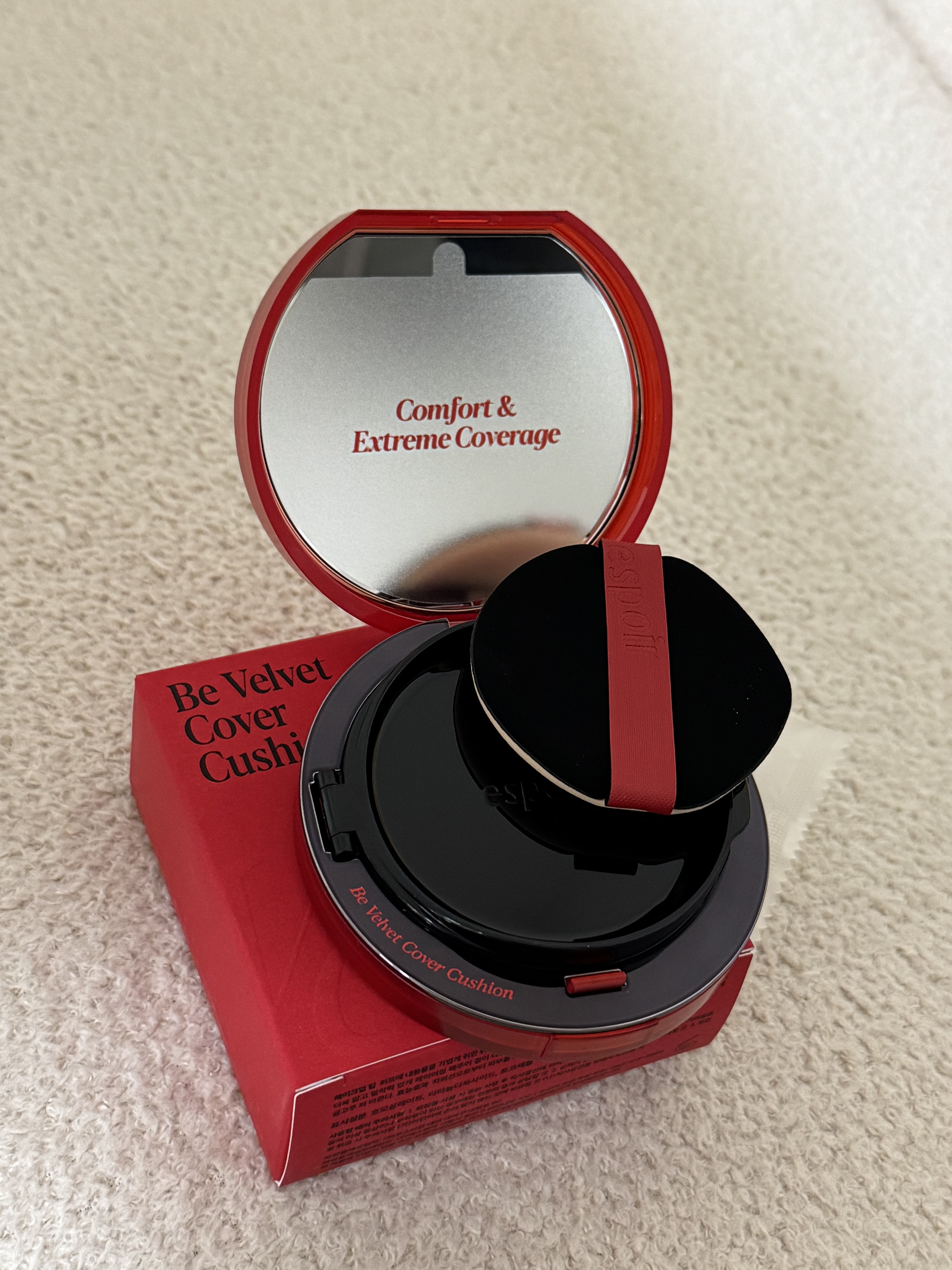 ビーベルベットカバークッション/espoir/クッションファンデーションを使ったクチコミ（2枚目）