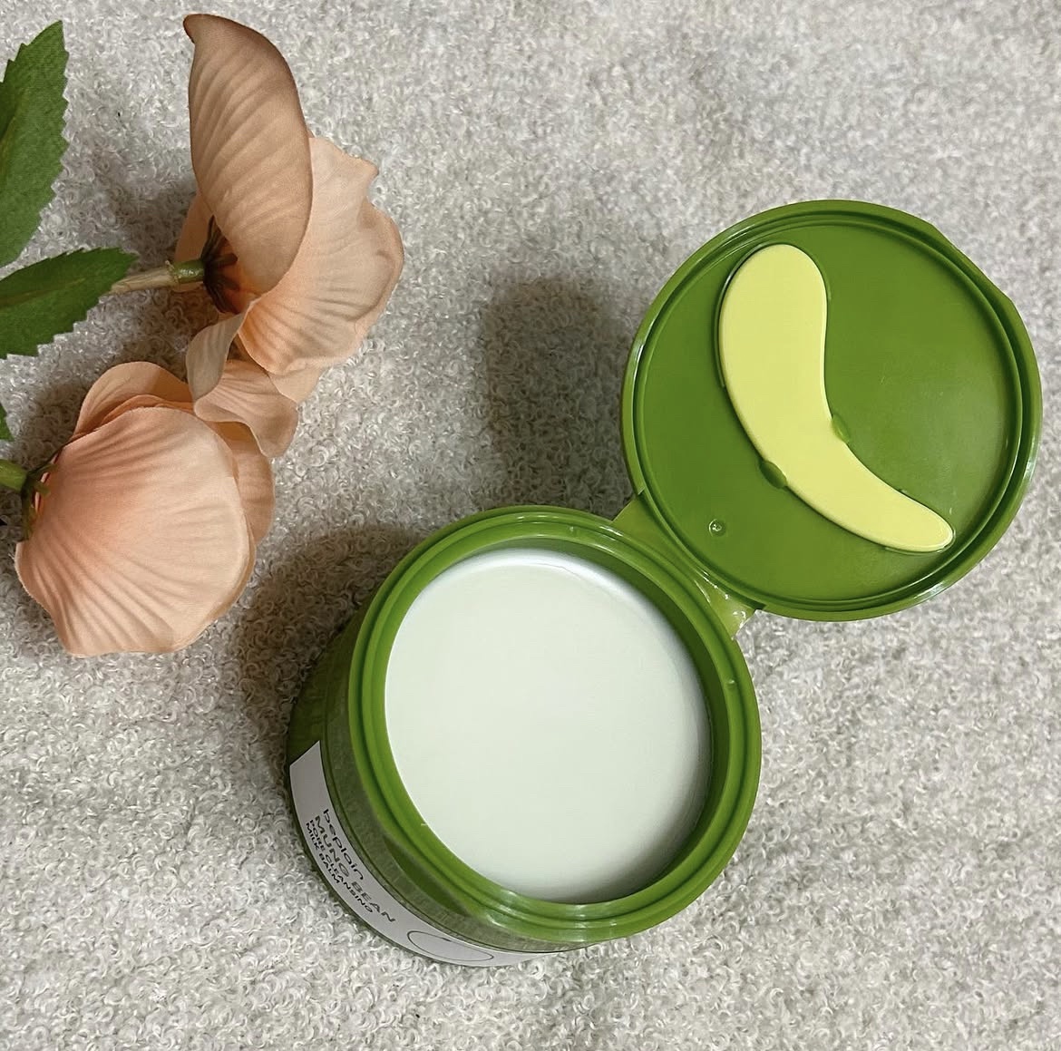 緑豆毛穴クレンジングミルクバーム/beplain/クレンジングバームを使ったクチコミ（2枚目）