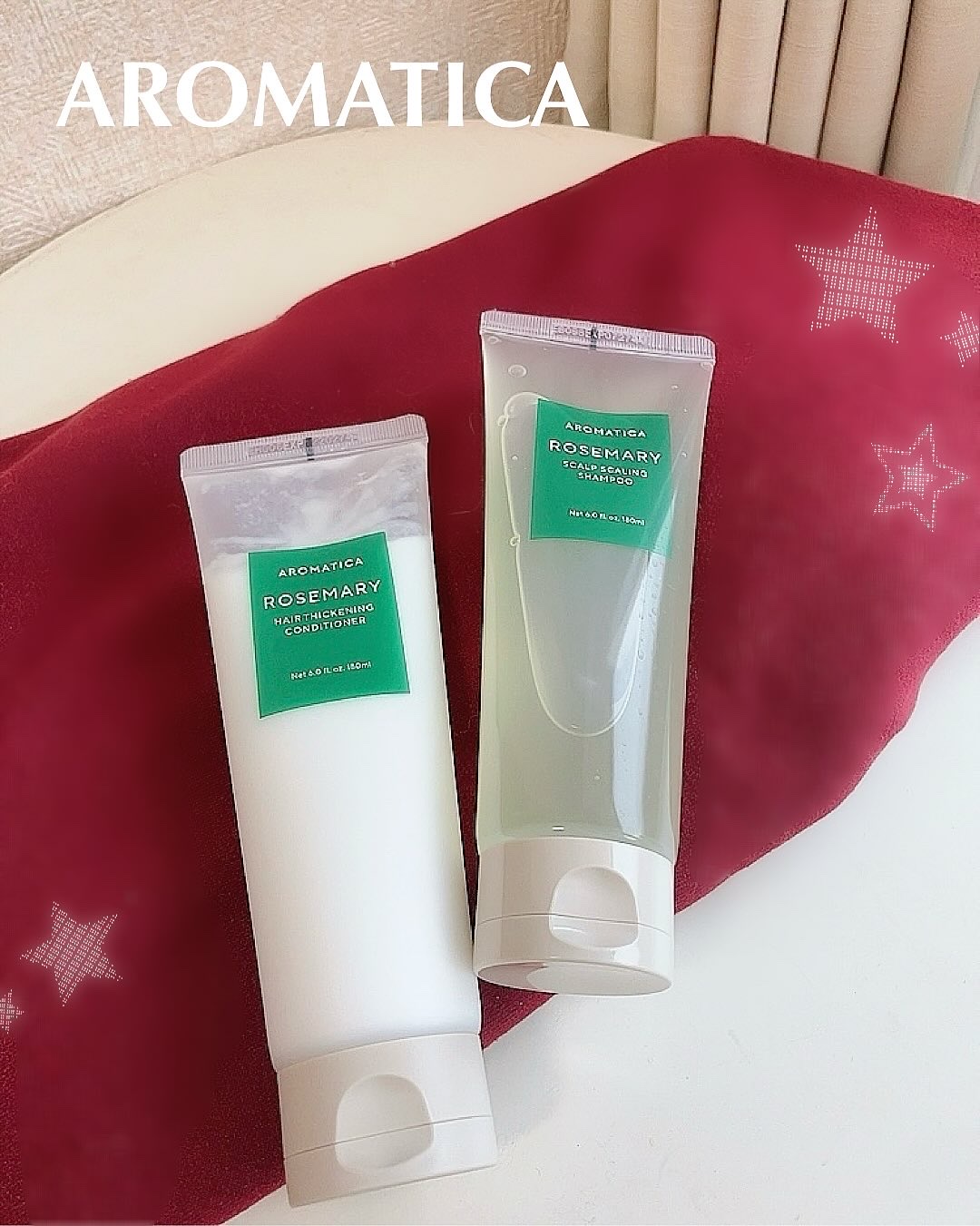 ローズマリー ヘアーシックニングコンディショナー/AROMATICA/コンディショナー単品を使ったクチコミ（1枚目）