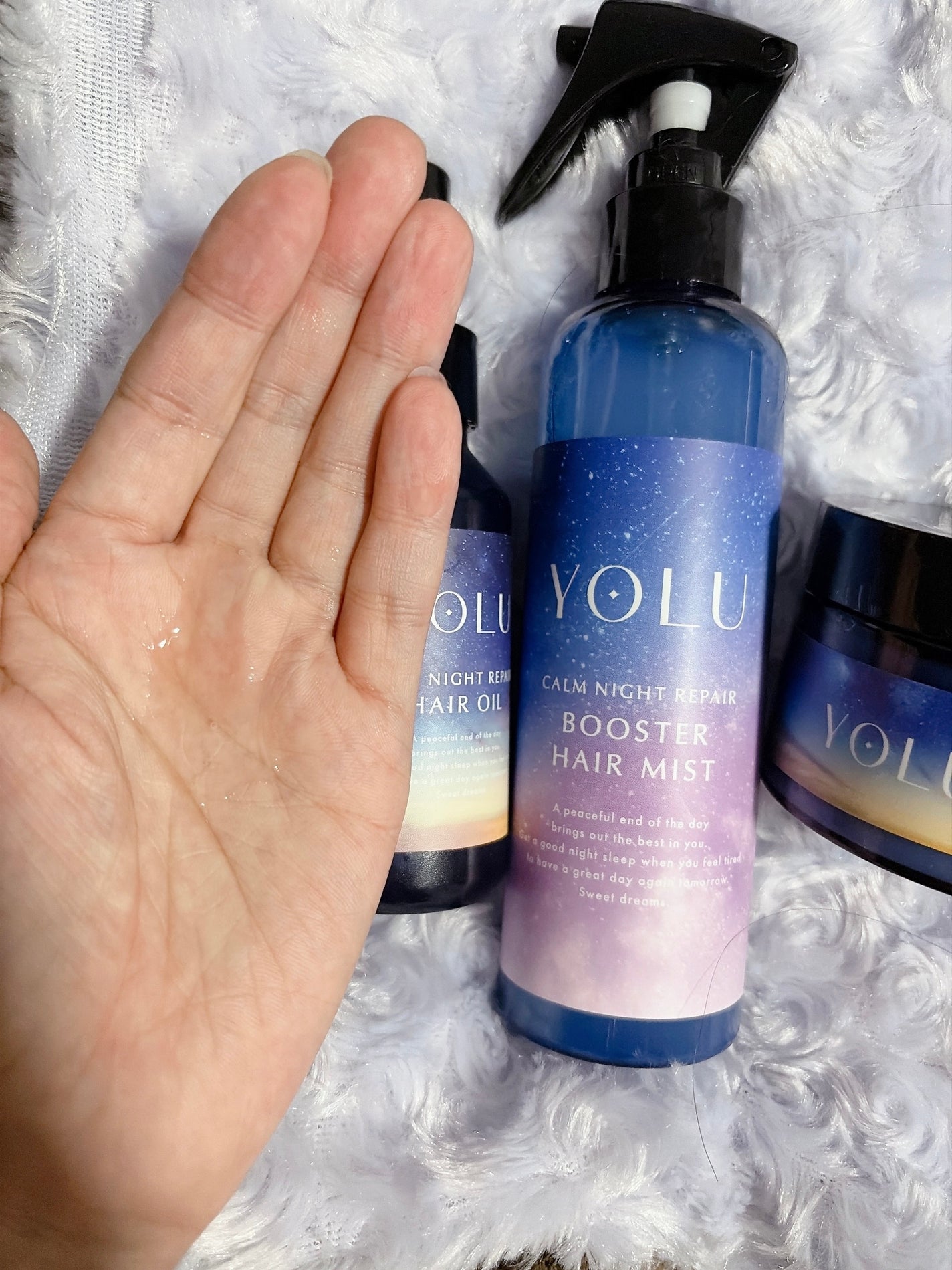 ヨル ディープナイトリペアバームヘアマスク/YOLU/ヘアマスク・ヘアパックを使ったクチコミ(2枚目)