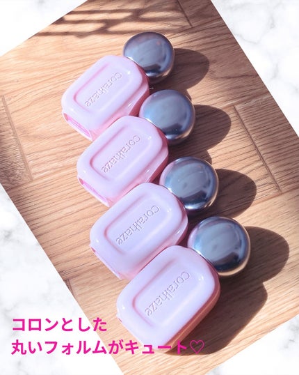 花茶 on LIPS 「coralhazeデュードロップティント〇こんな方におススメ!..」(5枚目)