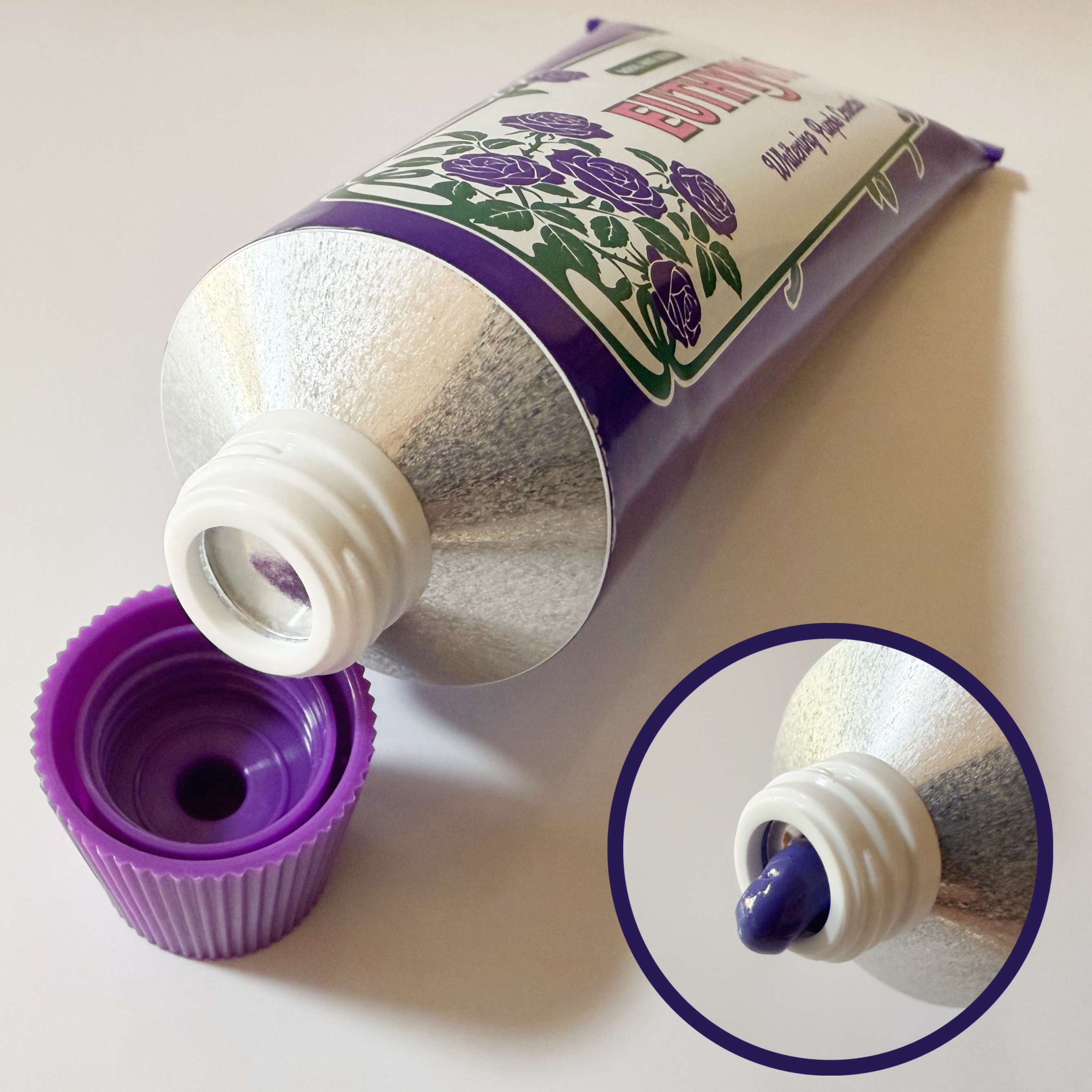 パープルコレクターロイヤルローズブレンド/EUTHYMOL/歯磨き粉を使ったクチコミ（2枚目）