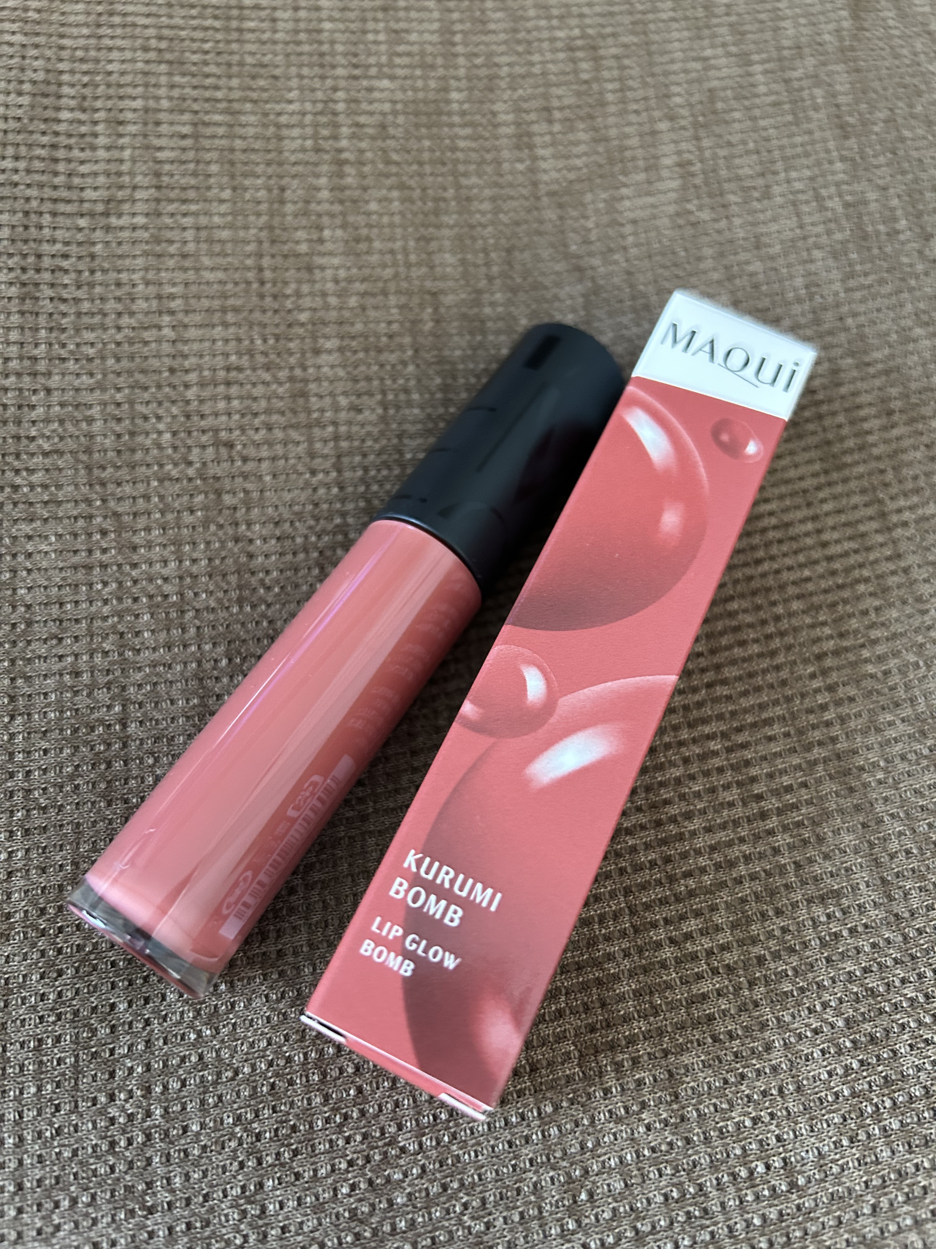 リップグロウボム BR515 くるみボム/マキアージュ/リップティントを使ったクチコミ（1枚目）