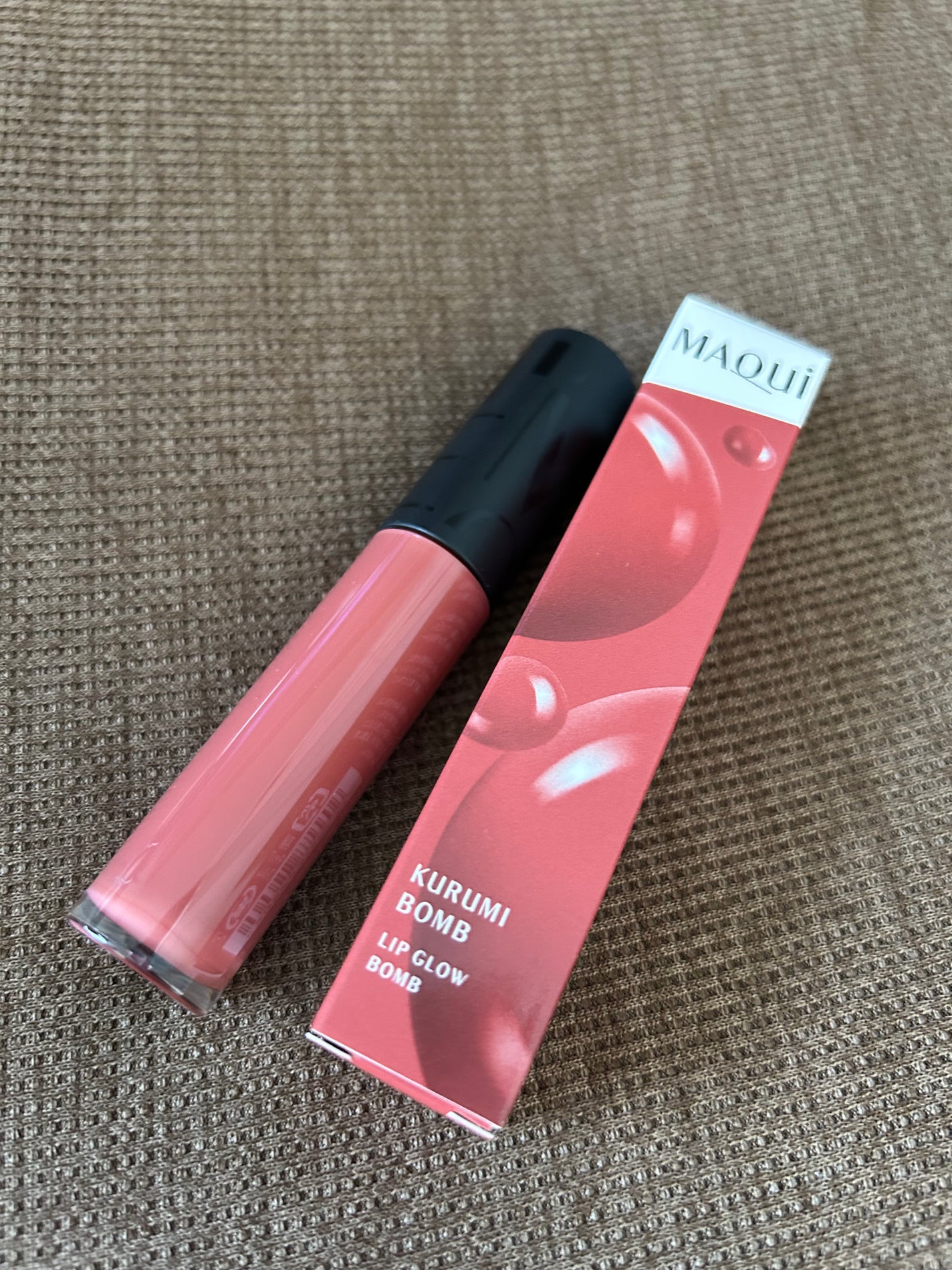 リップグロウボム/マキアージュ/リップティントを使ったクチコミ(1枚目)