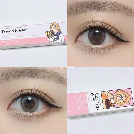 Sugar High Kristin Plus 1day GRAY/Hapa kristin/ワンデー(1DAY)カラコンの画像