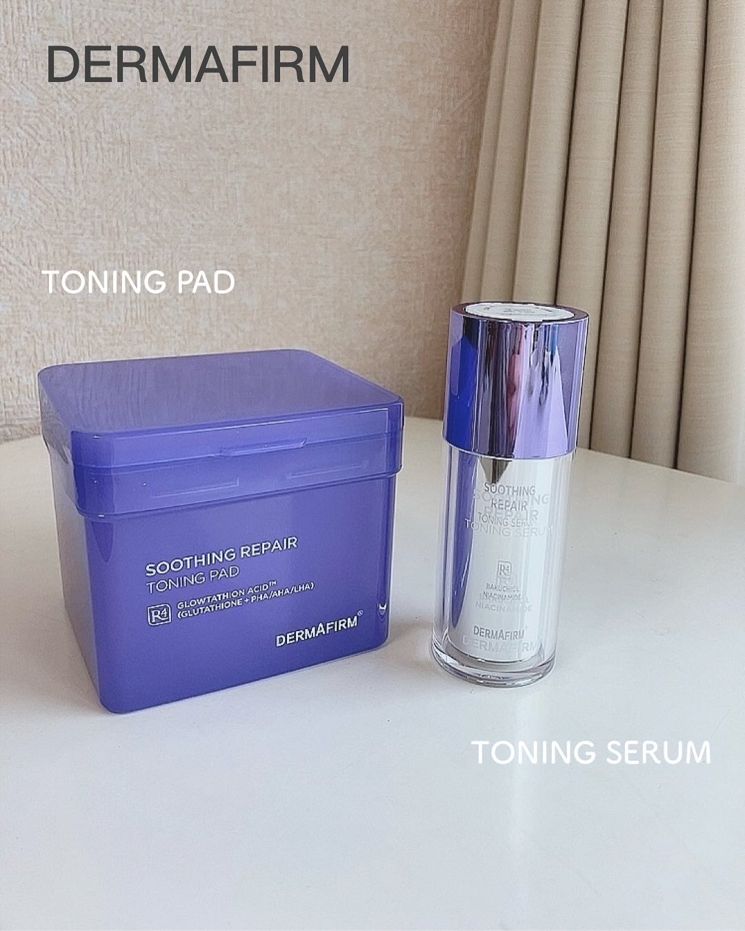 SOOTHING REPAIR TONING SERUM R4/ダーマファーム/美容液を使ったクチコミ(5枚目)
