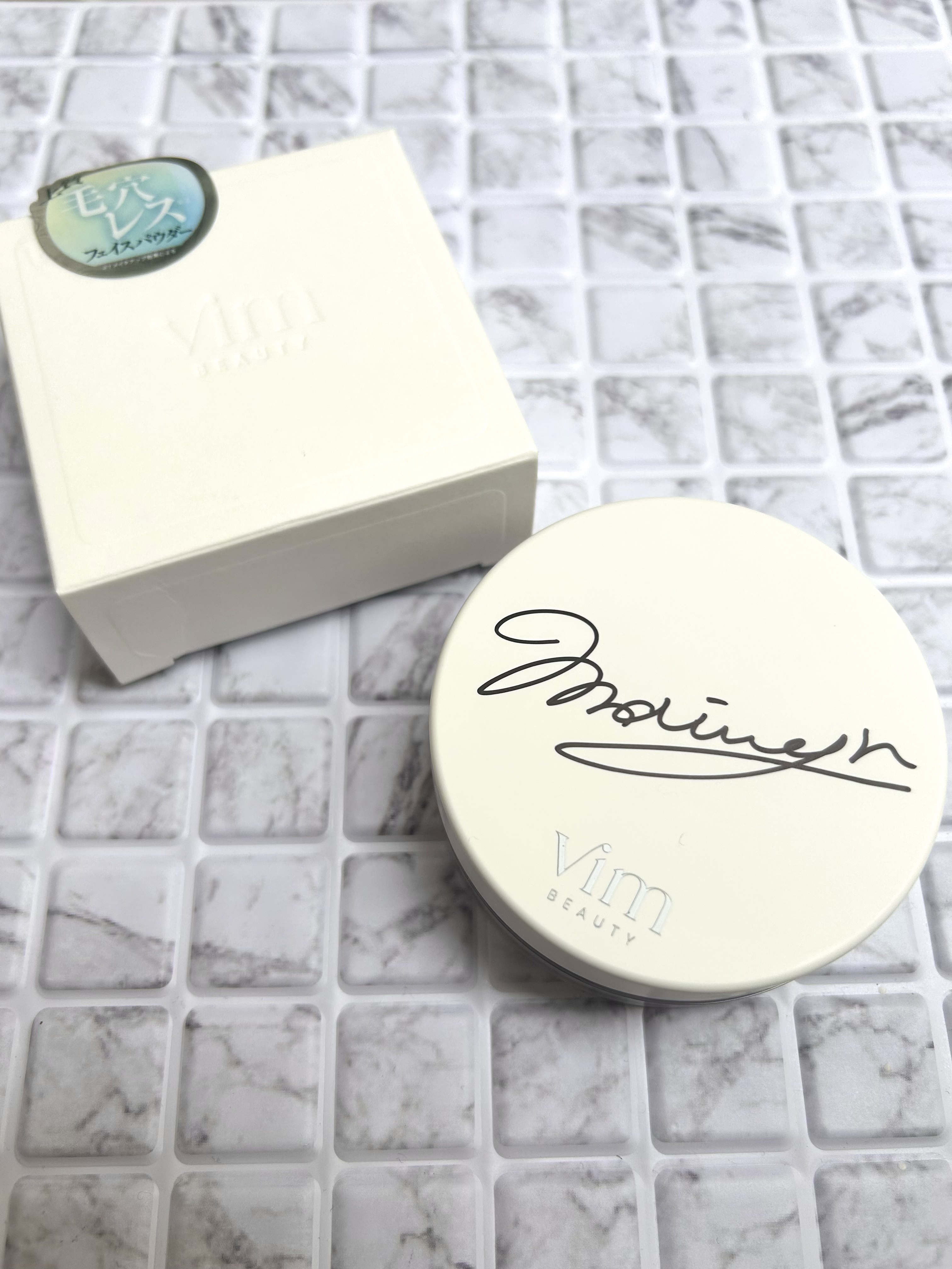 キープ コンフィデンス パウダー 6g/vim BEAUTY/ルースパウダーを使ったクチコミ（1枚目）