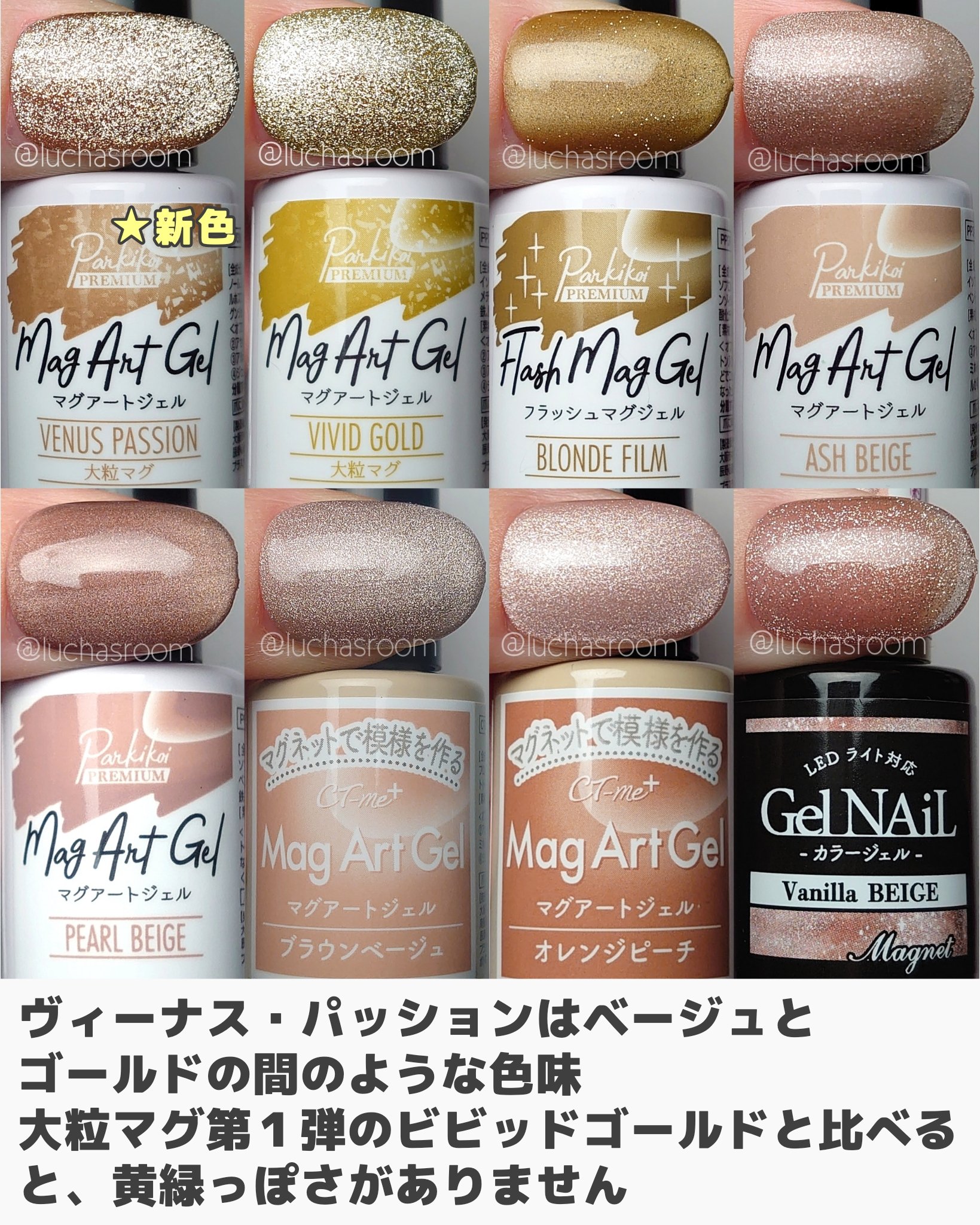 マグネットネイルのネイルデザイン】パルP マグアートジェル｜parkikoi