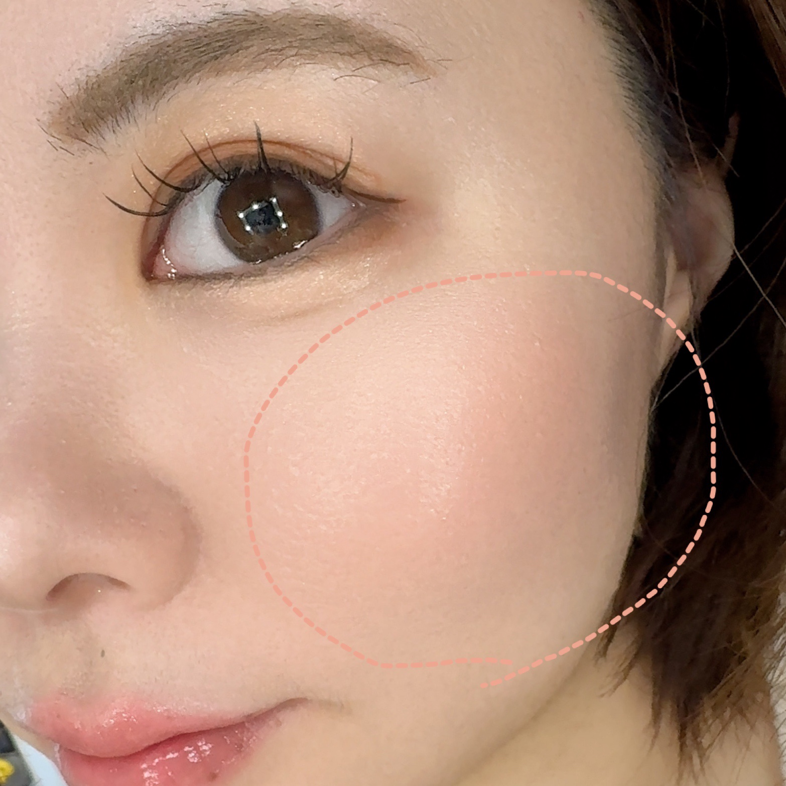 ウォンジョンヨ ベアブルームチーク/Wonjungyo/リキッドチークを使ったクチコミ（2枚目）