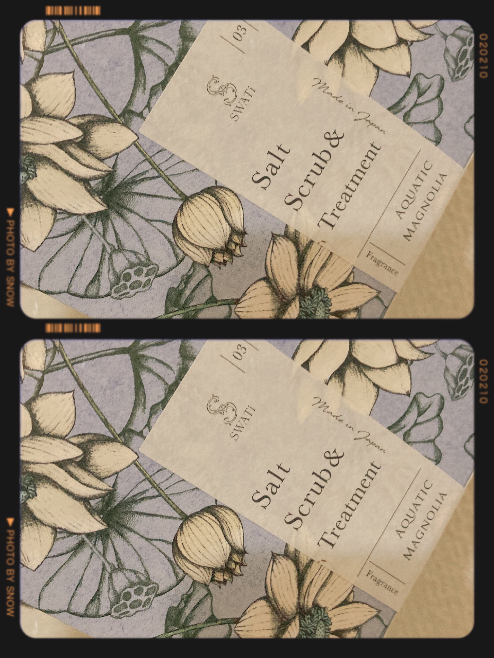 SWATi MARBLe Salt Scrub & Treatmentのクチコミ「香りがすごく好みで購入しました✨
箱もおしゃれだし、香りもすごく良いので、プレゼントにも喜ばれ.....」（1枚目）