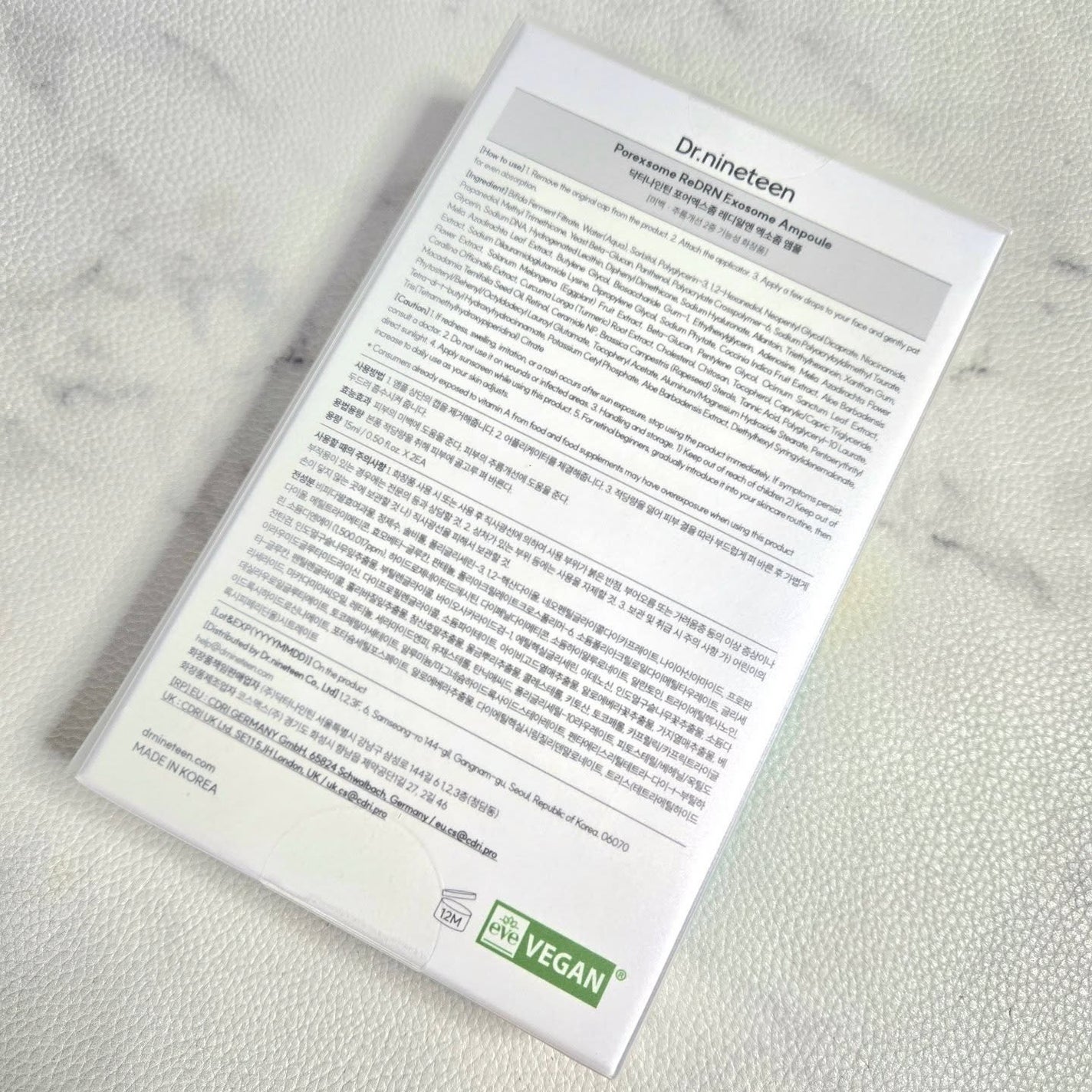 ReDRNエクソソームアンプル/Dr.nineteen/美容液を使ったクチコミ(2枚目)