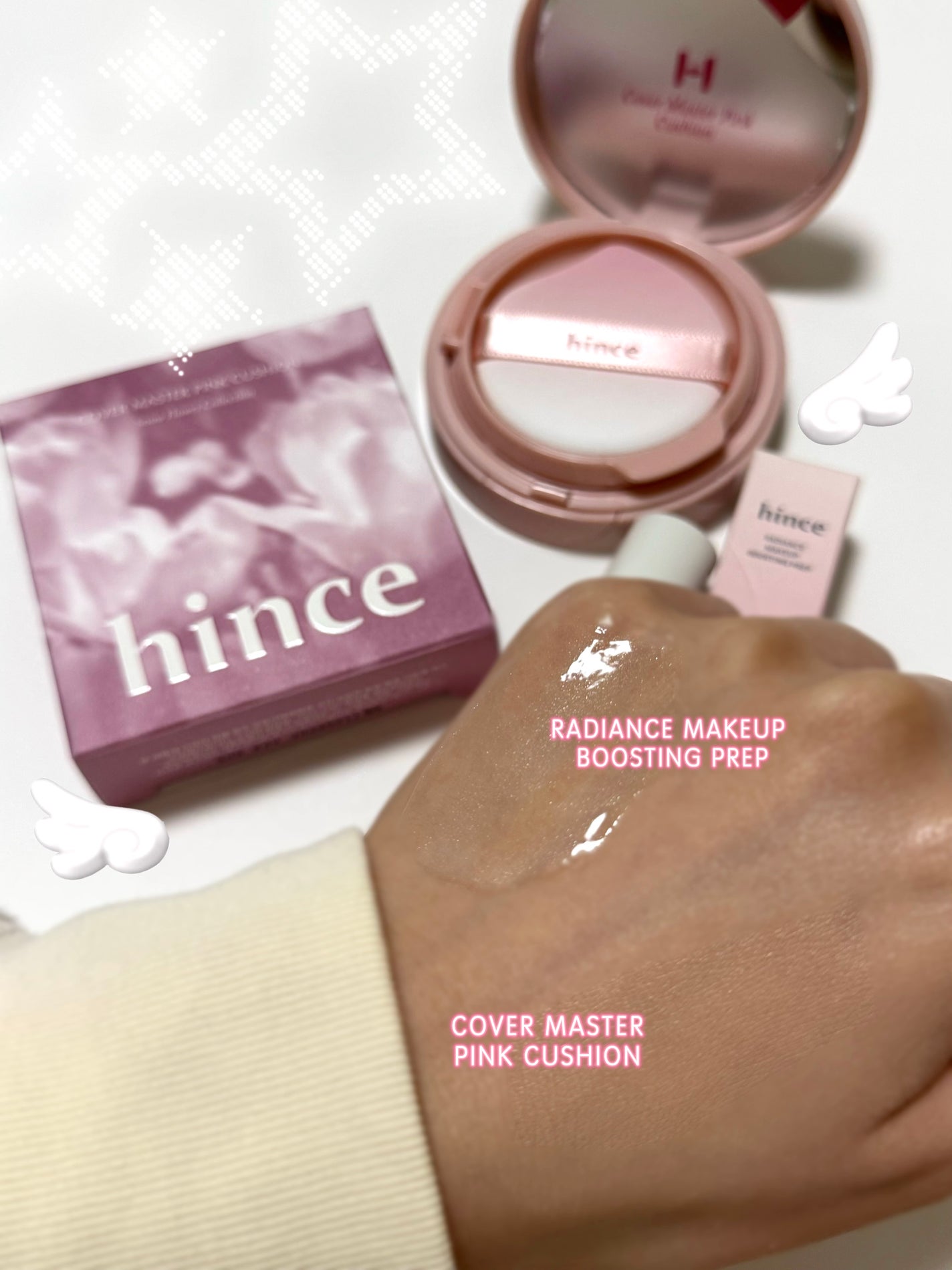 ラディアンスメイクアップブースティングプレップ/hince/化粧下地を使ったクチコミ(2枚目)