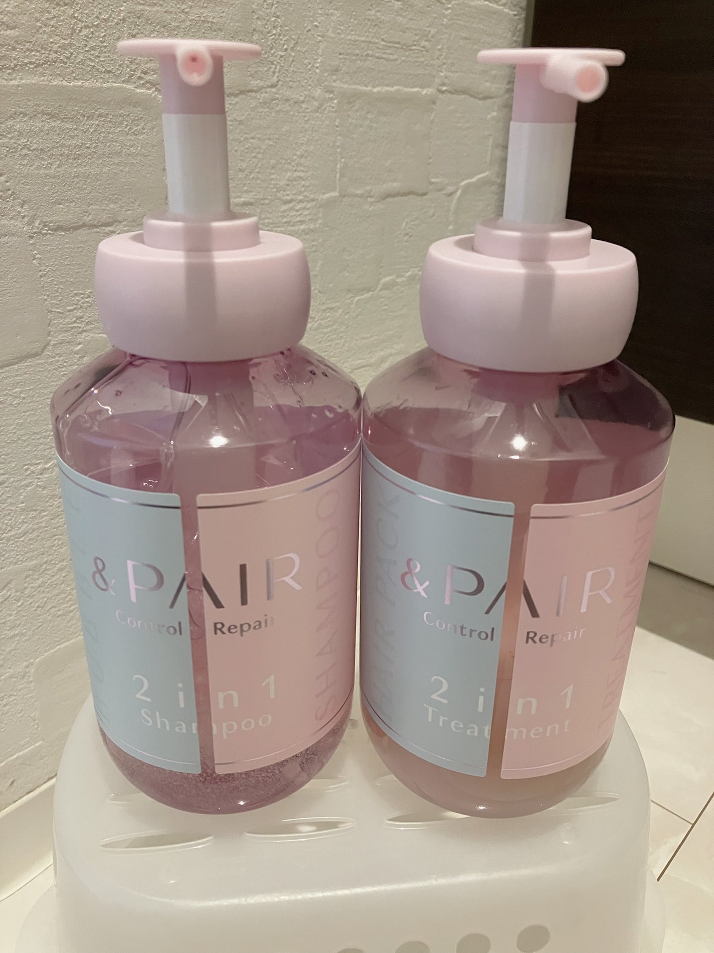 アンドペア コントロール リペア 2in1 シャンプー&ヘアトリートメント/&PAIR/市販シャンプーを使ったクチコミ(1枚目)