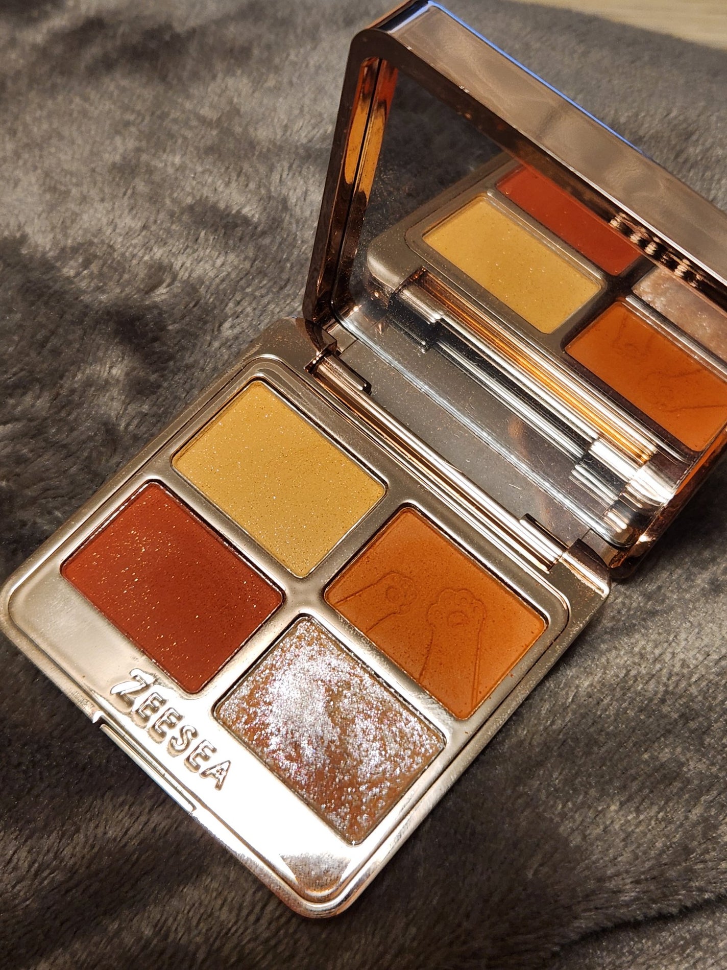 アニマルアイシャドウ(4シェード)/ZEESEA/アイシャドウパレットを使ったクチコミ(1枚目)