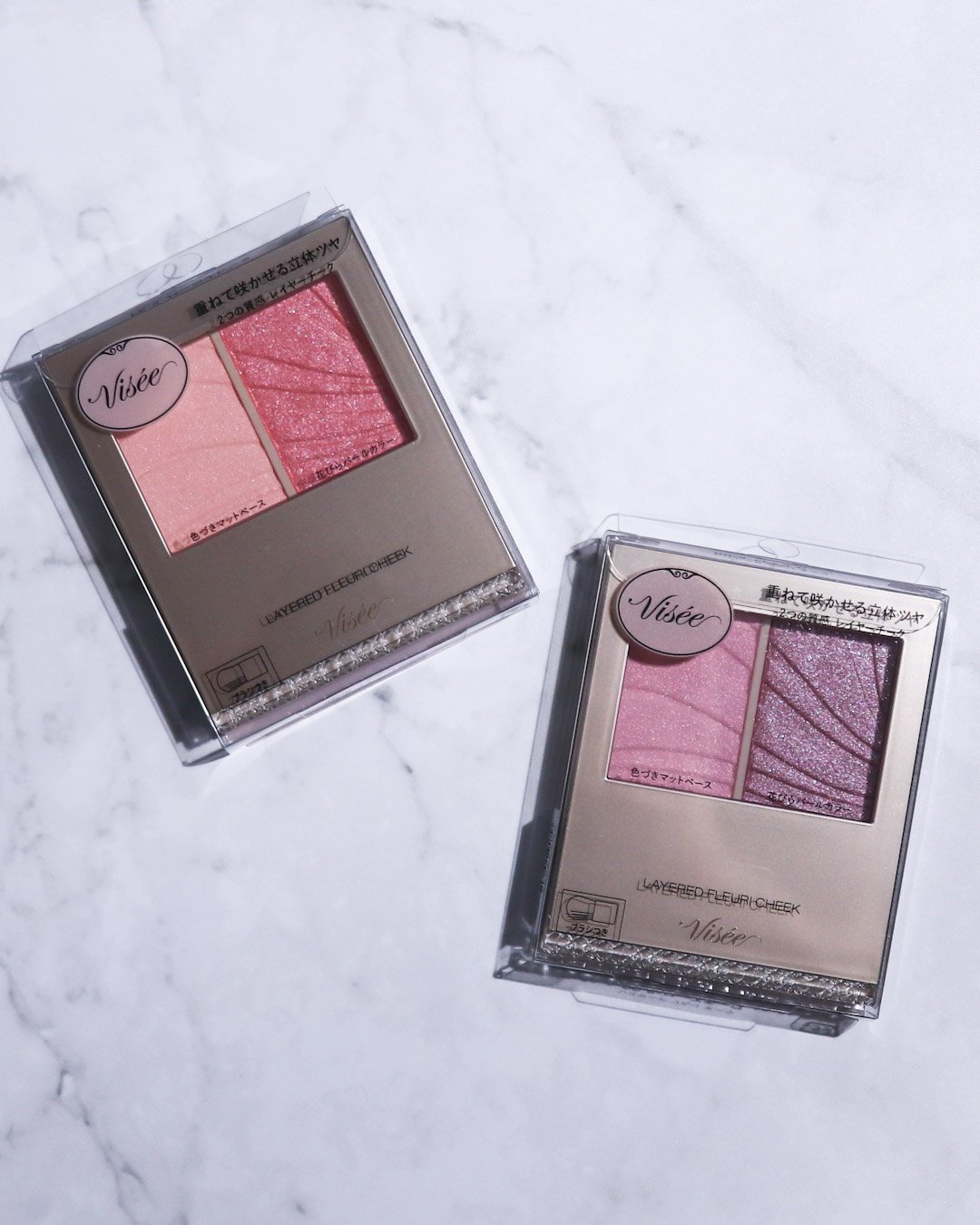 レイヤード フルリ チーク/Visée/パウダーチークを使ったクチコミ（3枚目）