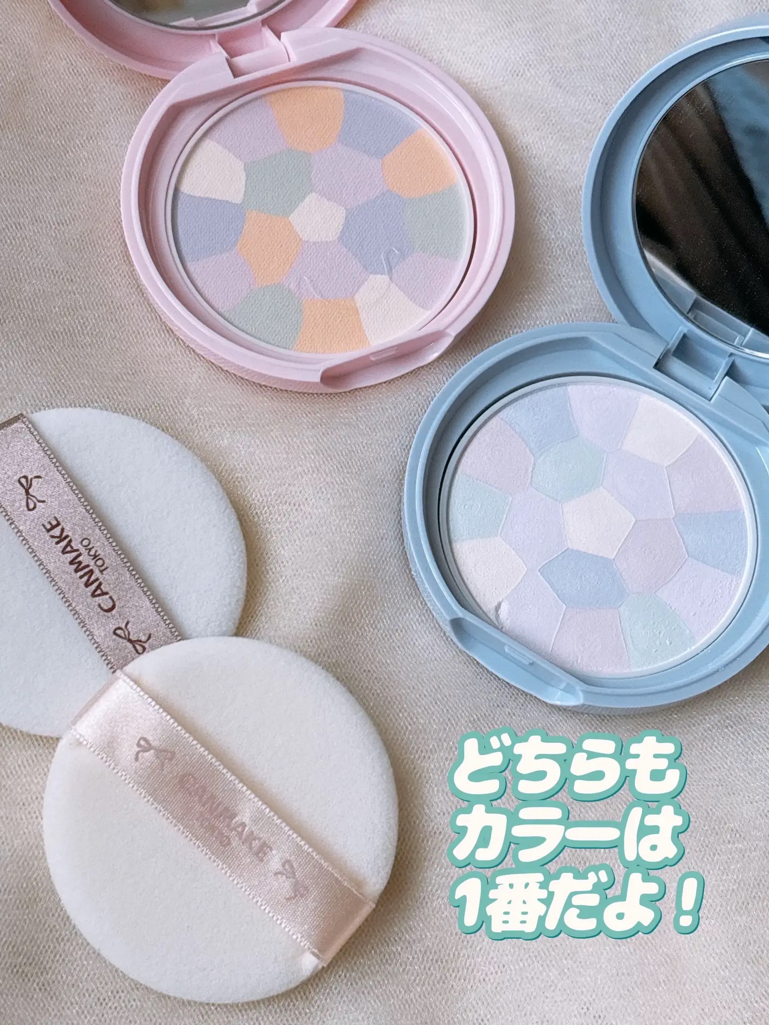 マシュマロフィニッシュパウダー　～Abloom～/キャンメイク/プレストパウダーを使ったクチコミ（3枚目）