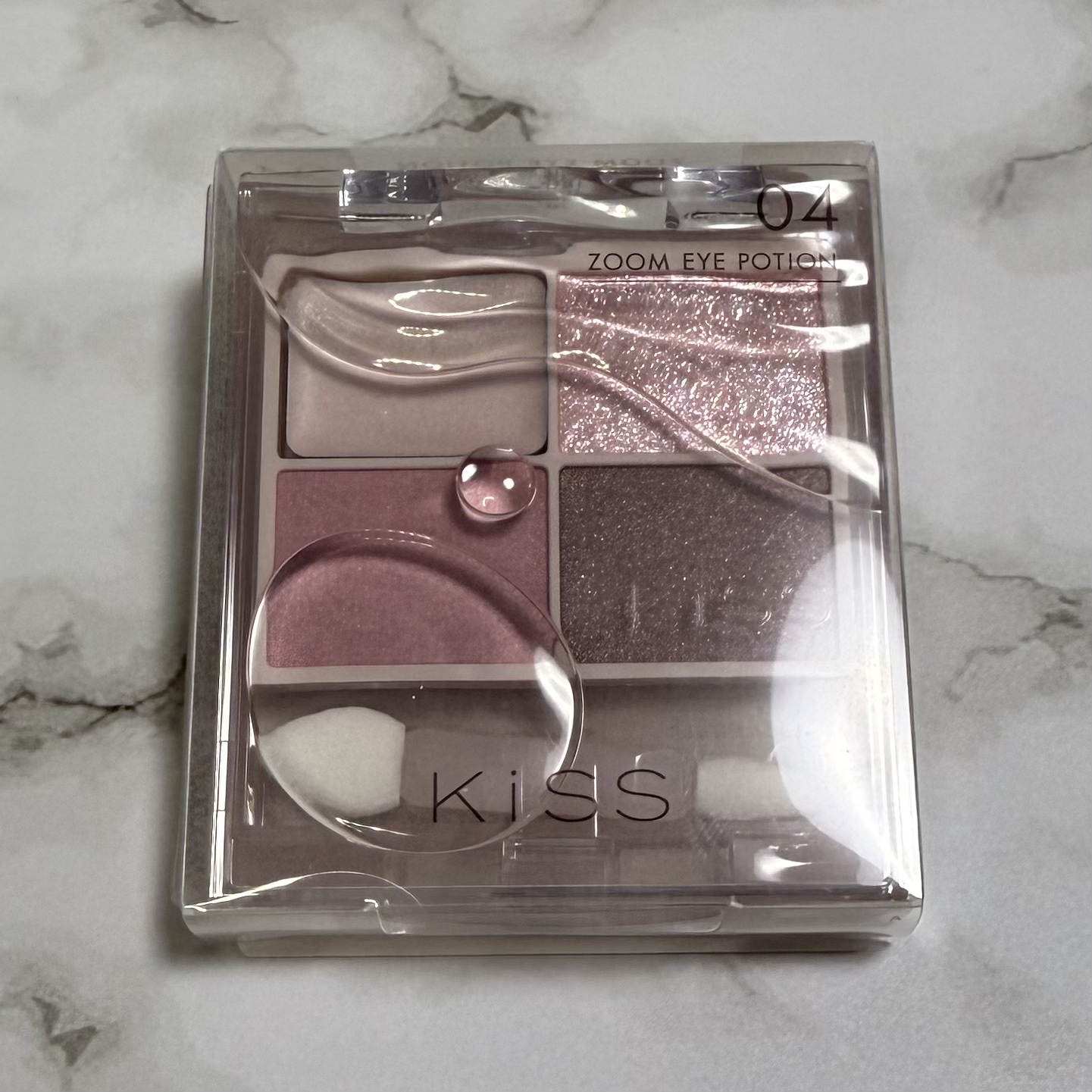 キス ズームアイポーション 04 ナデシコティアー/KiSS/アイシャドウパレットを使ったクチコミ（1枚目）