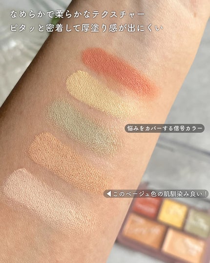 コンシールブレンダーパレット/LUNA/パレットコンシーラーを使ったクチコミ(4枚目)