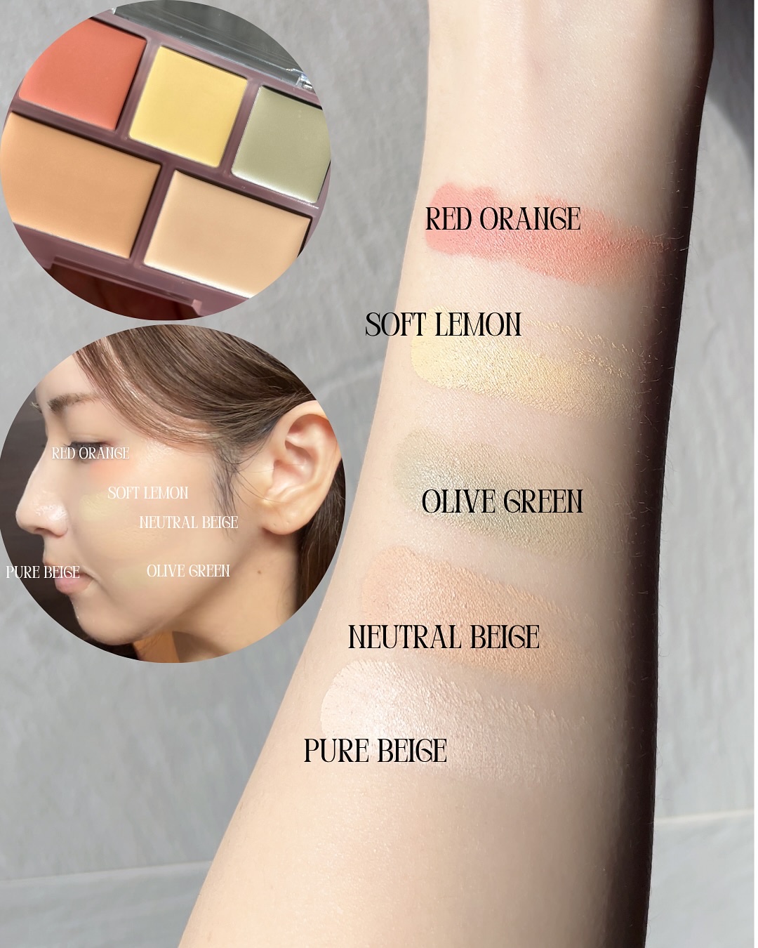 コンシールブレンダーパレット/LUNA/パレットコンシーラーを使ったクチコミ（2枚目）