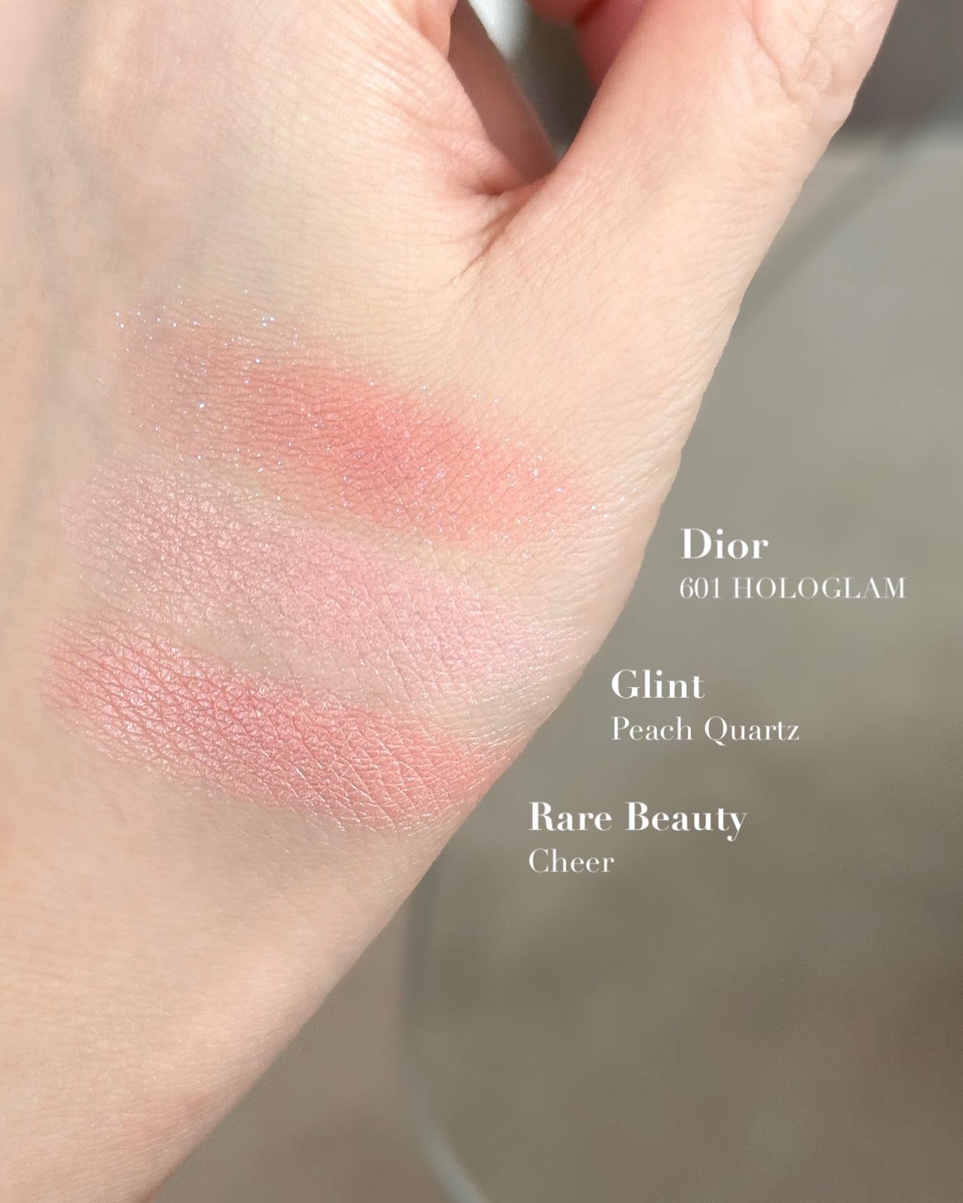 Soft Pinch Fard a Joues Poudre Lumineux/Rare Beauty/パウダーチークを使ったクチコミ（3枚目）