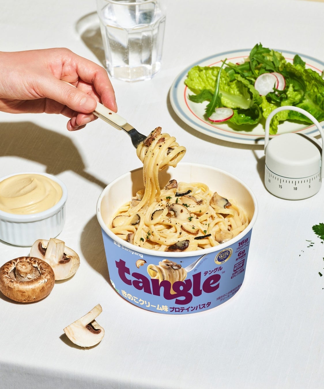 tangle テングル きのこクリーム味 プロテインパスタ