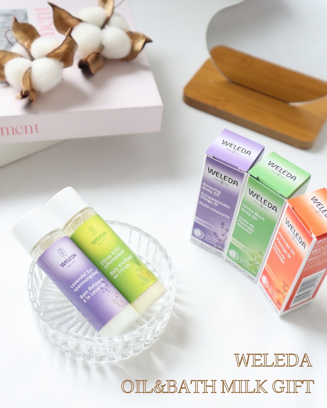 ヴェレダ オイル&バスミルク ギフト/WELEDA/その他キットセットを使ったクチコミ（1枚目）